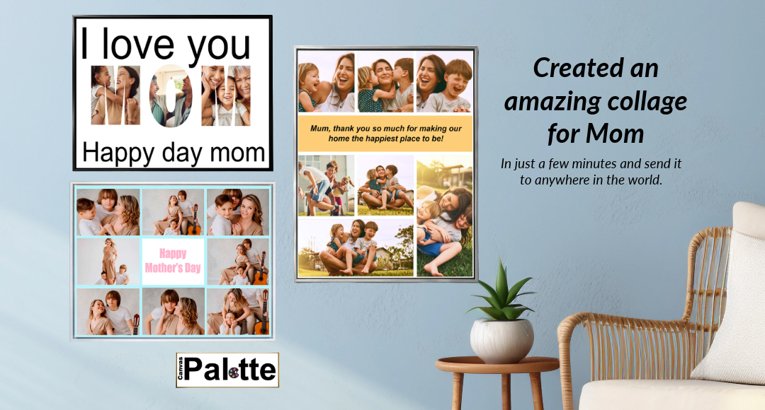 Make Mother's Day Unforgettable with Custom Canvas Collage Prints!