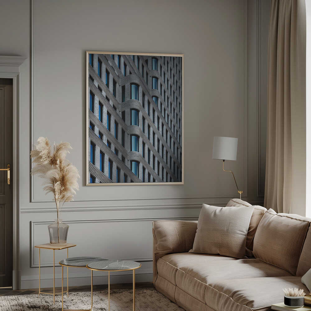 curvaceous facade – cityscape wall art, additional artwork view 16