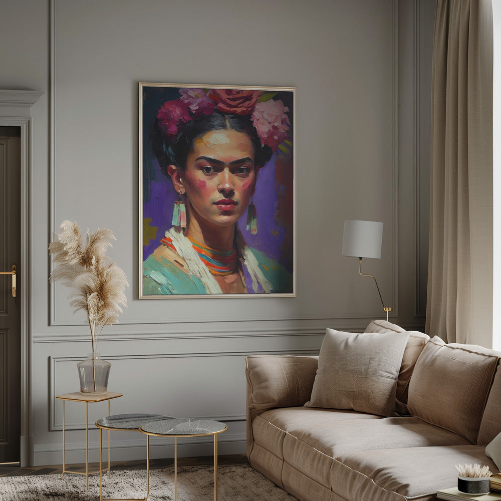 Portrait Of Frida Wall Artwork 0