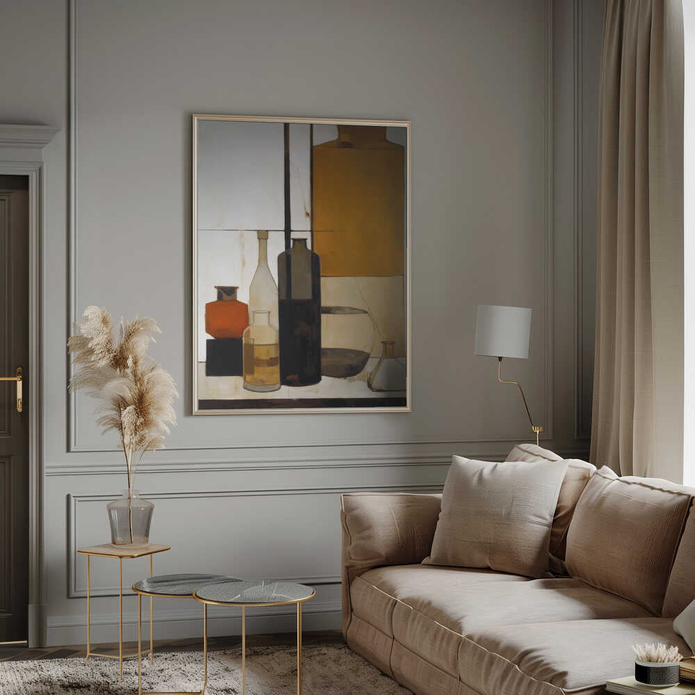 Shapes of Stillness – abstract wall art, additional artwork view 16
