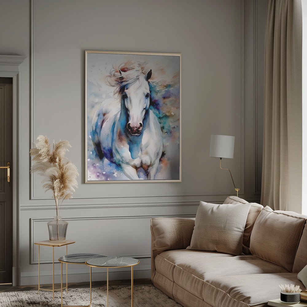 Watercolor Horse (1) Wall Artwork 0