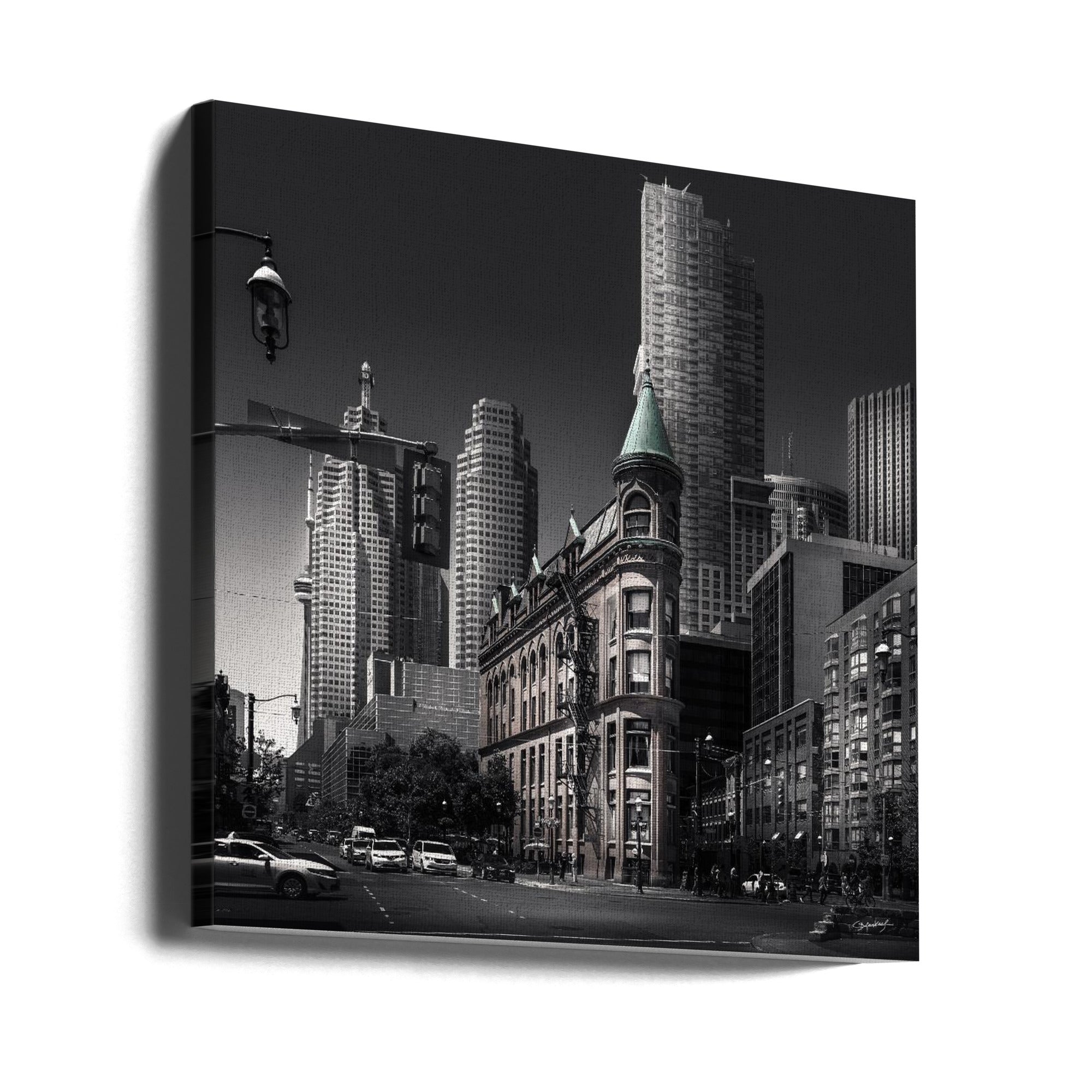 Wall art Canadian Flatiron Canvas Wall Art