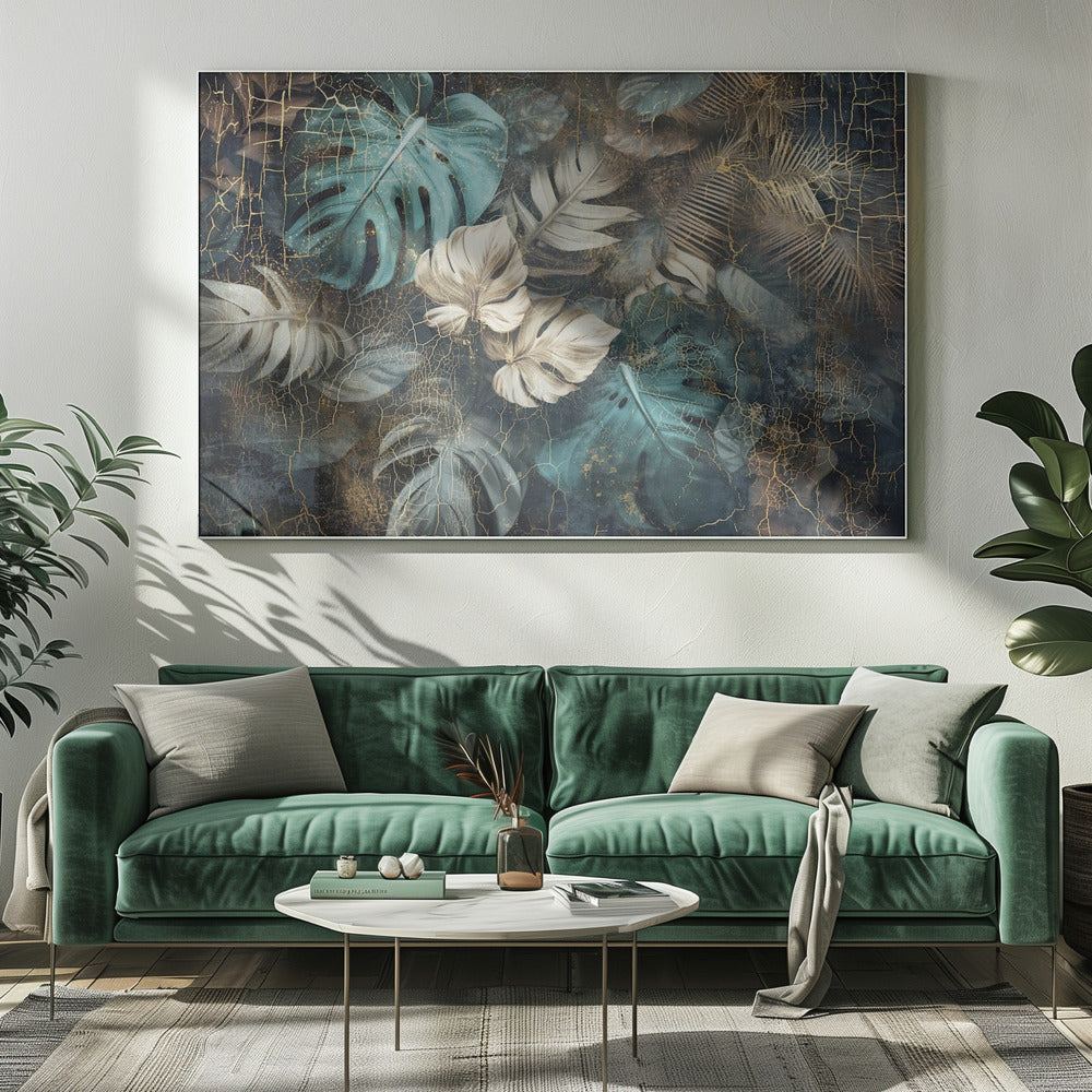 Wall art Jungle Leaves Art Illustration Wallart 23