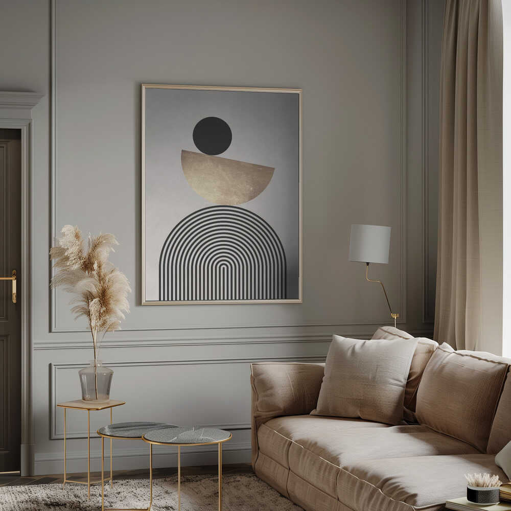 Wall art Lines and circles 20