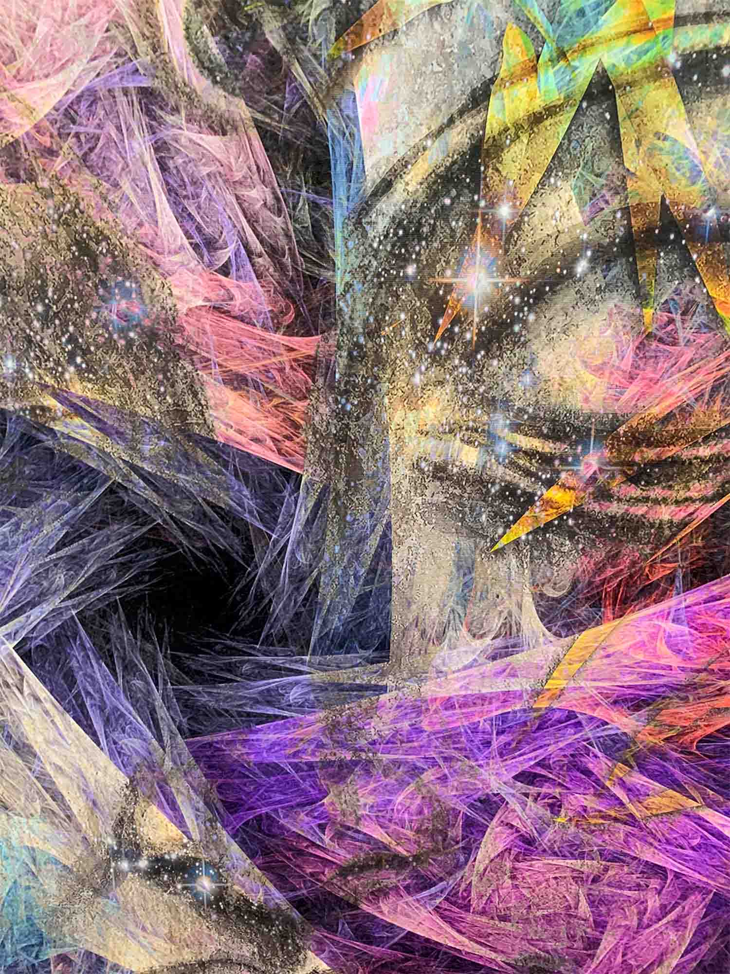 Wall Art Dimensional Buddha -Fine Art Canvas