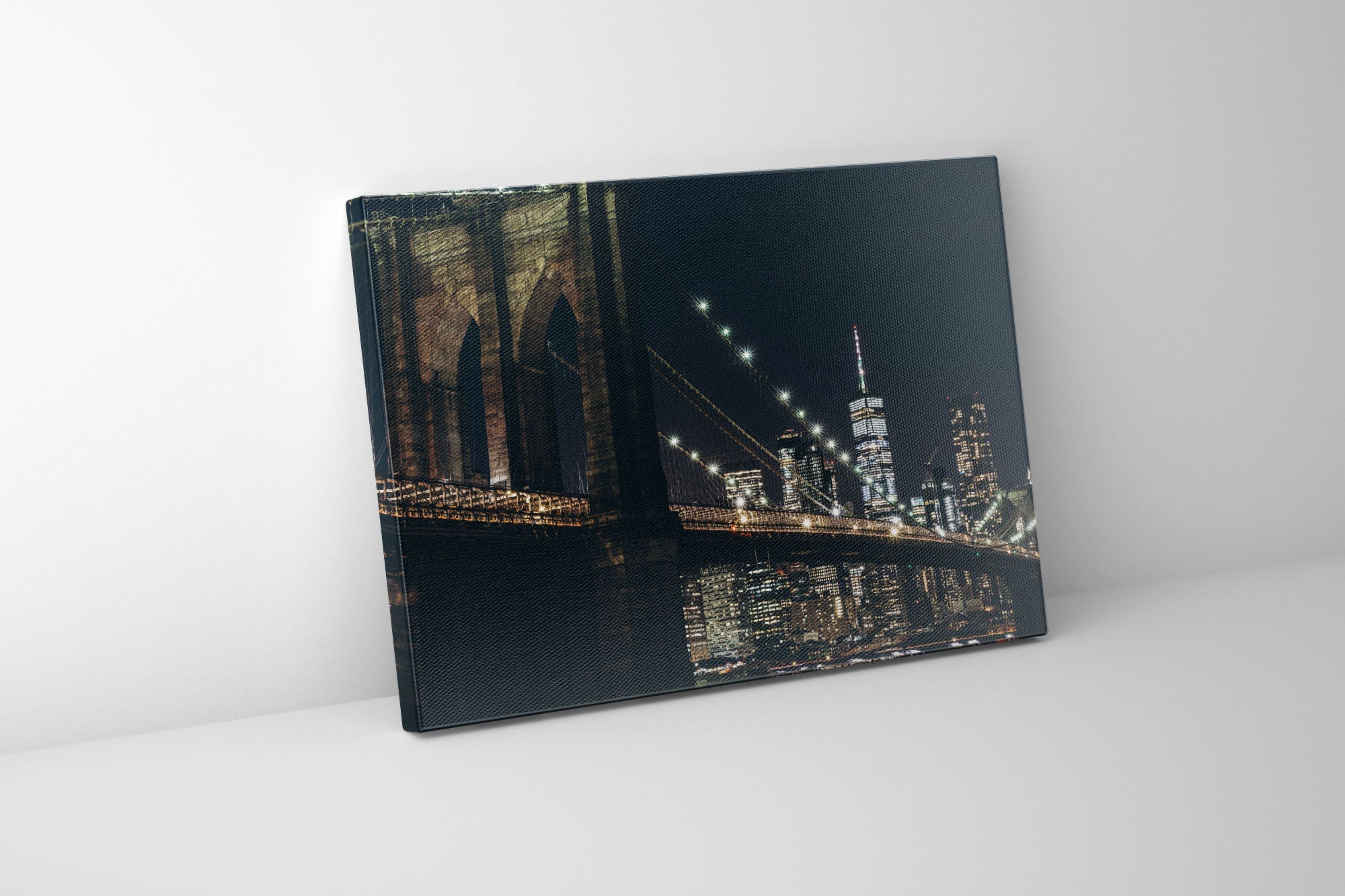 Cities Skyline-NYC Bridge-Canvas Wall Decor