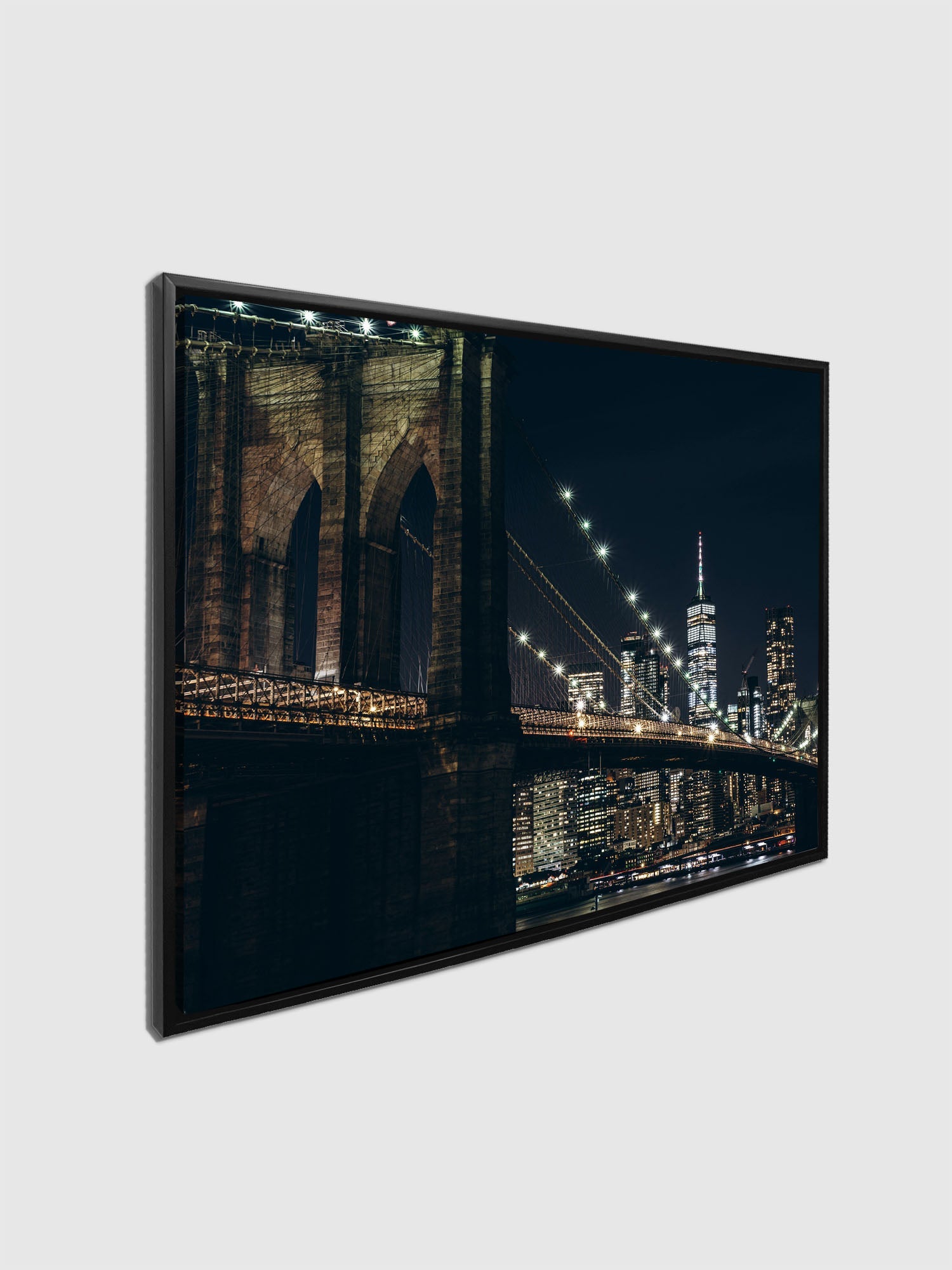 Cities Skyline-NYC Bridge-Canvas Wall Decor