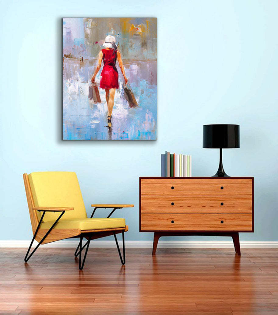 Wall Art-Fashion Lady-Canvas Print