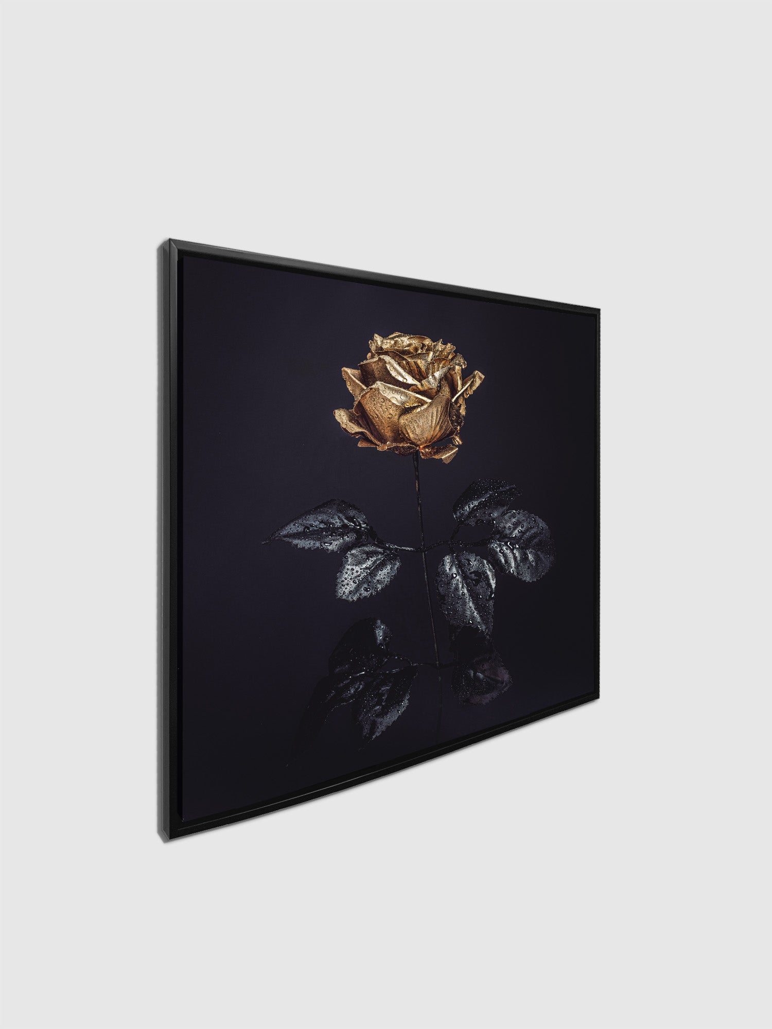 Wall Art-Gold Rose -Canvas Print