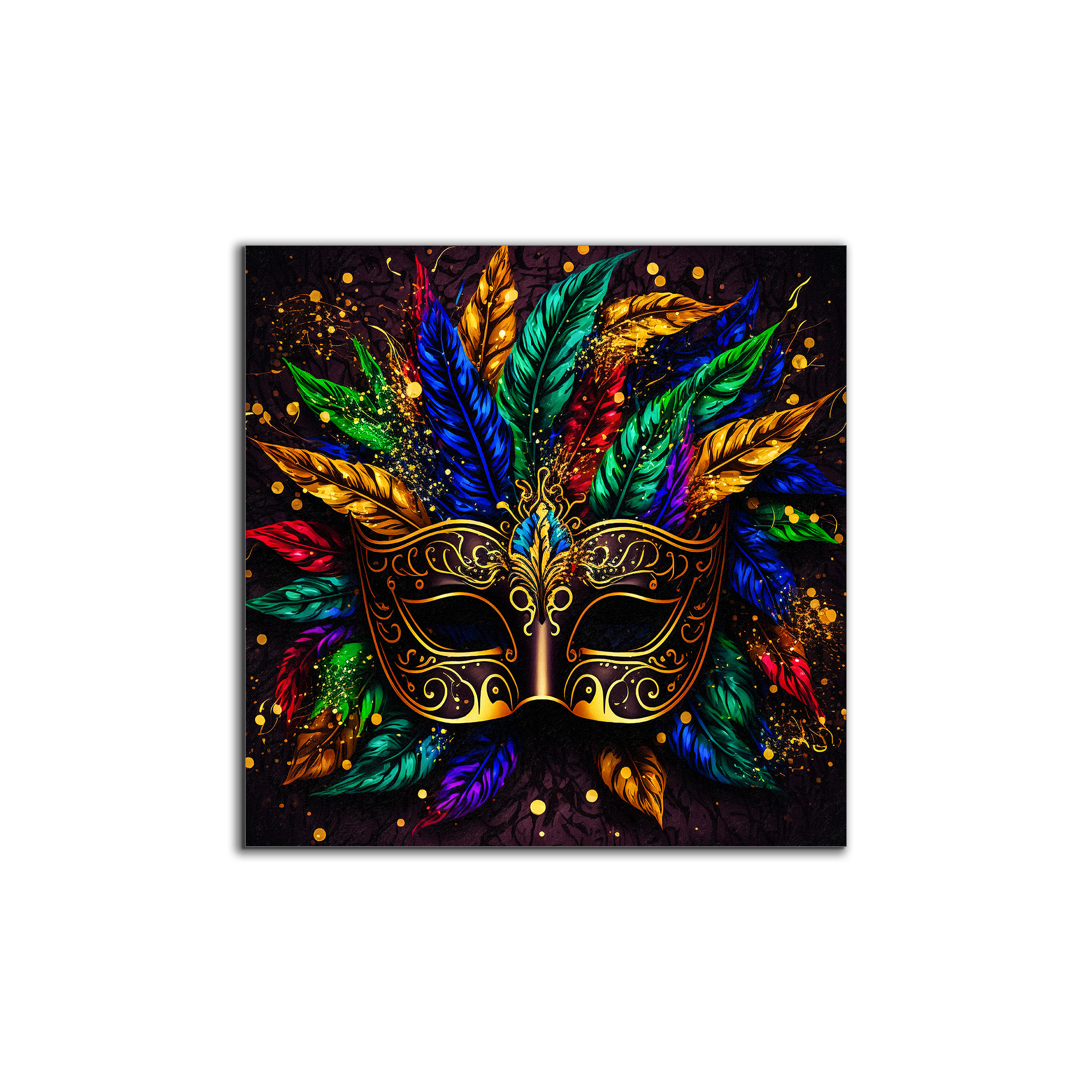 Canvas Print-Colorful Mask-Wall Art