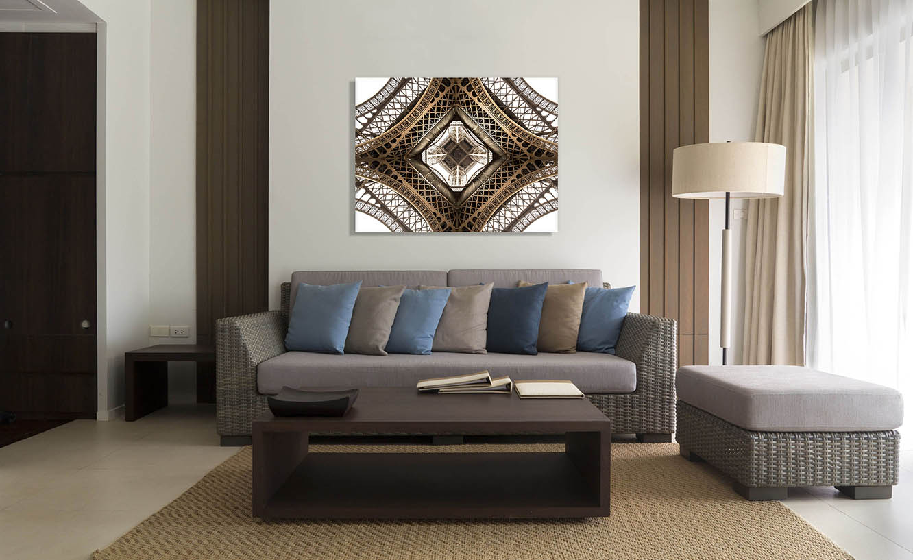 Wall Art Fine Art Canvas Eiffel Tower-Wall decor