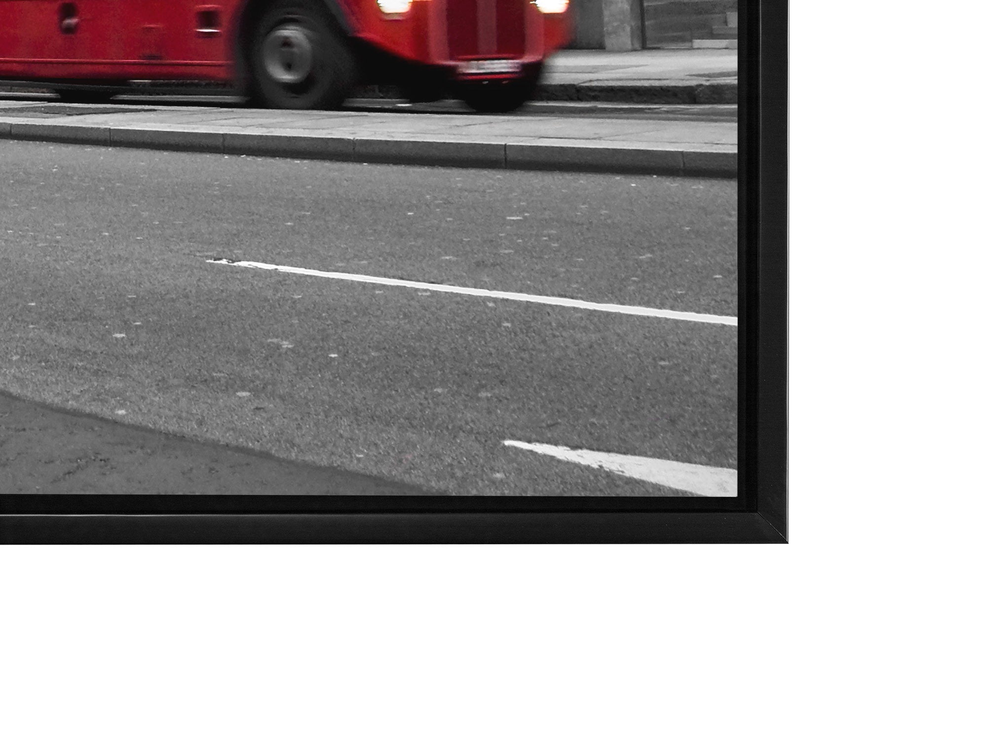Canvas Print-Iconic Red Double Decker Bus & Phone Booth-Wall art