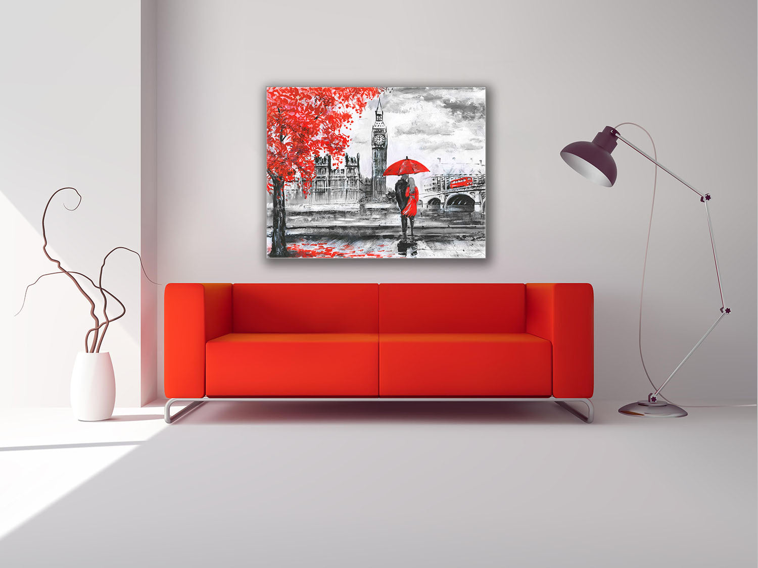 Wall Art Big Ben-Canvas Print Vintage