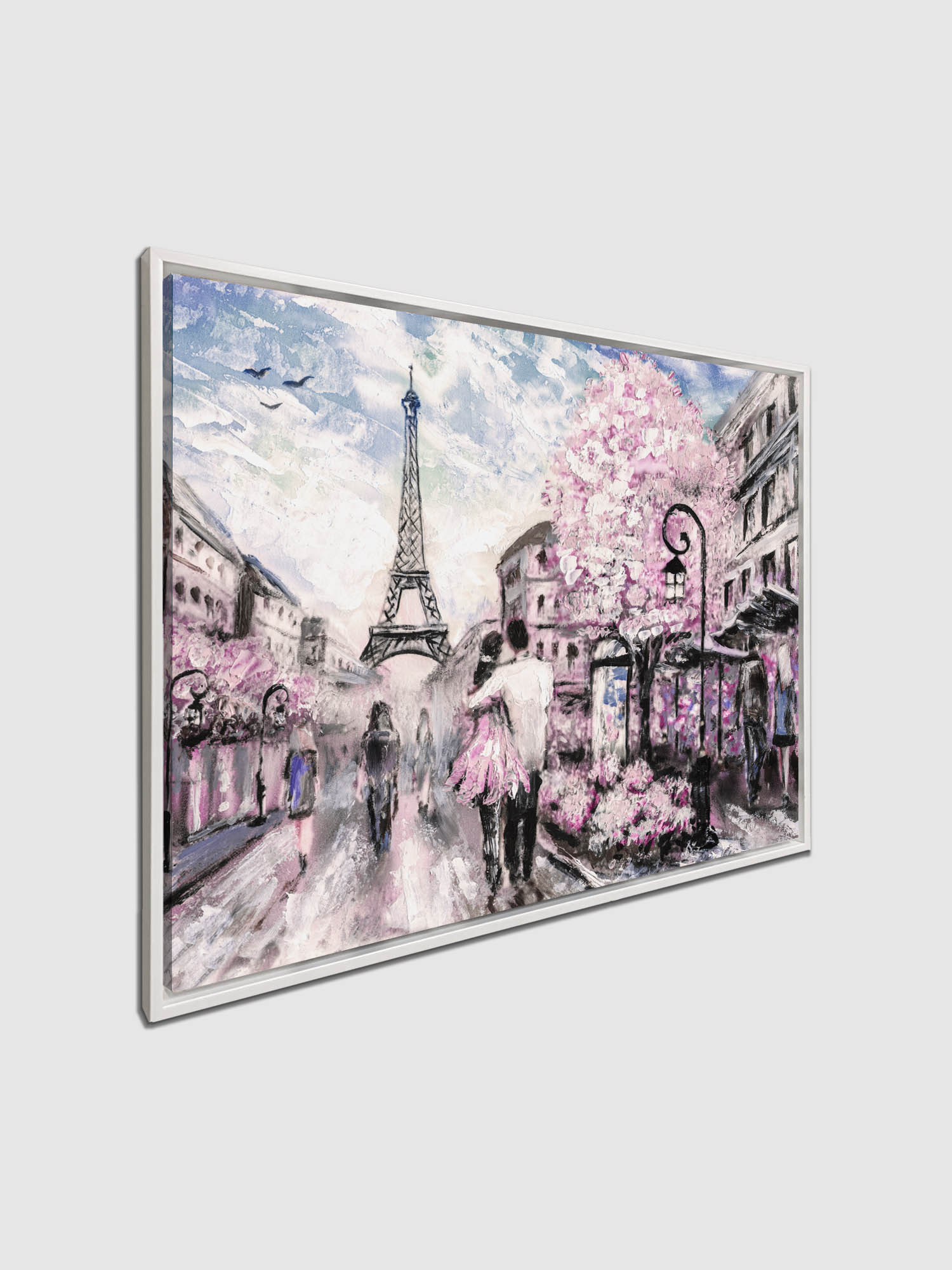 Pretty Pink Paris- Canvas Wall Decor-Wal Art