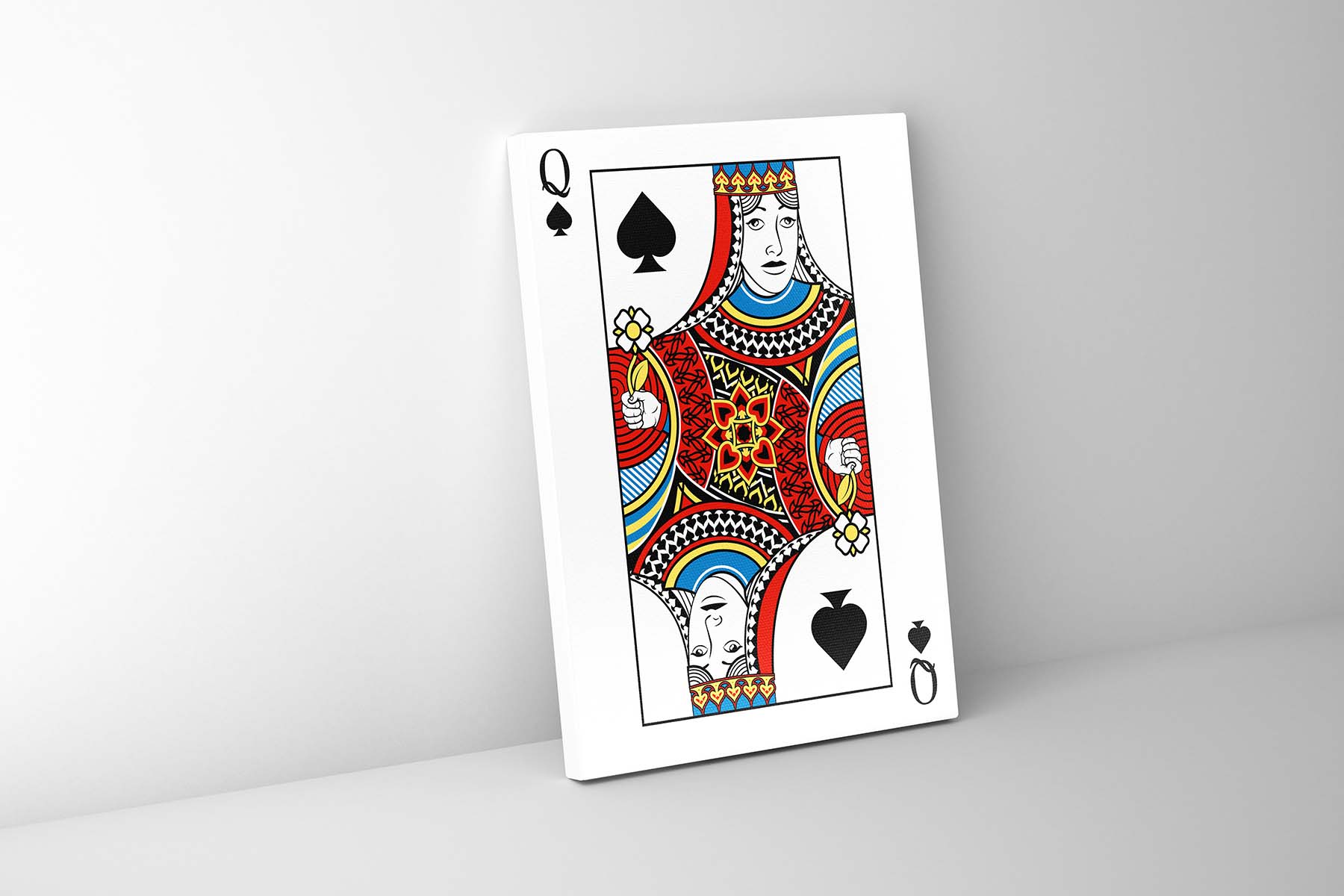 Wall art-Queen of Spades-Modern Art