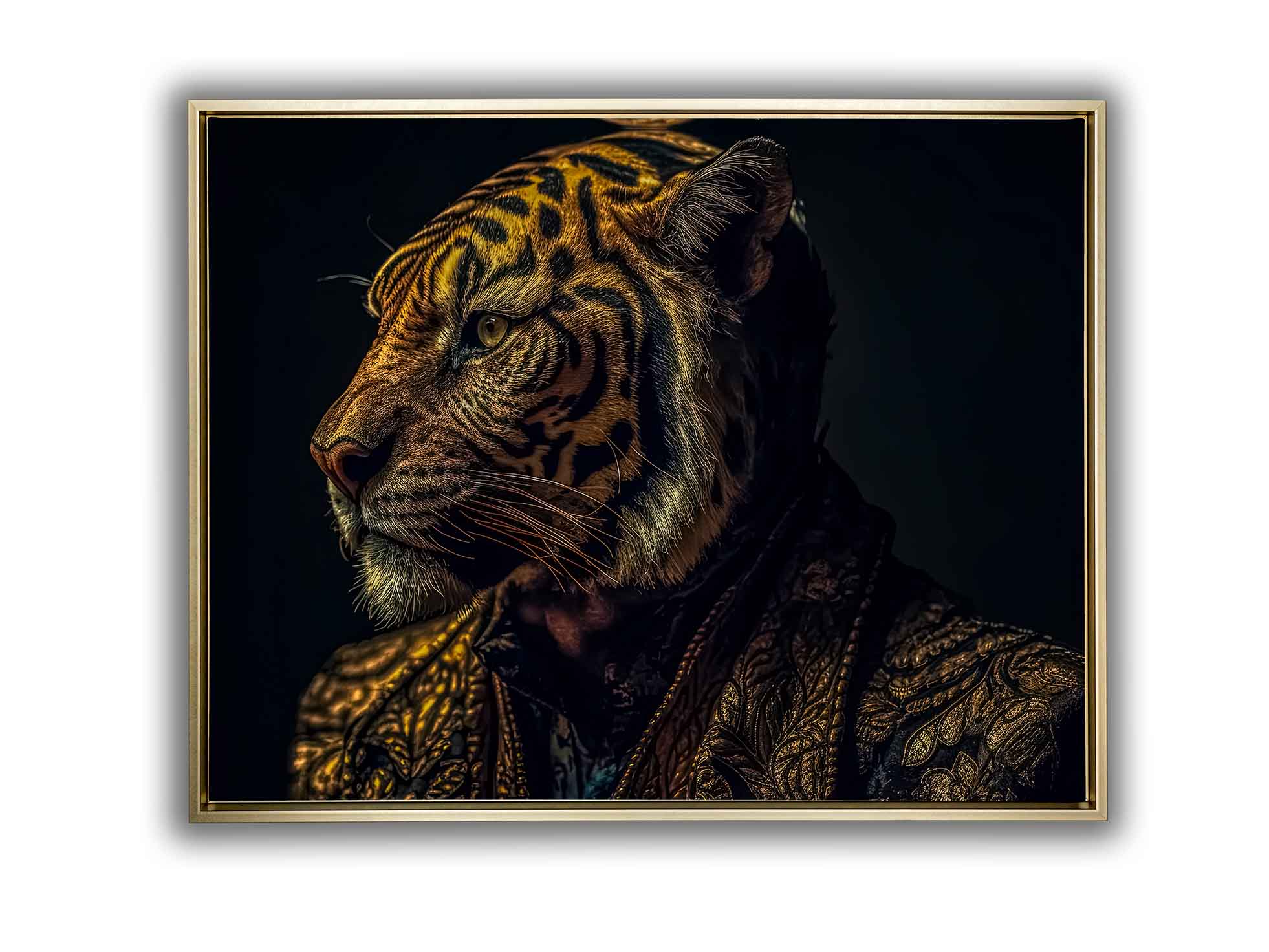 Wildlife Canvas-Emperor Tiger-Modern Art.