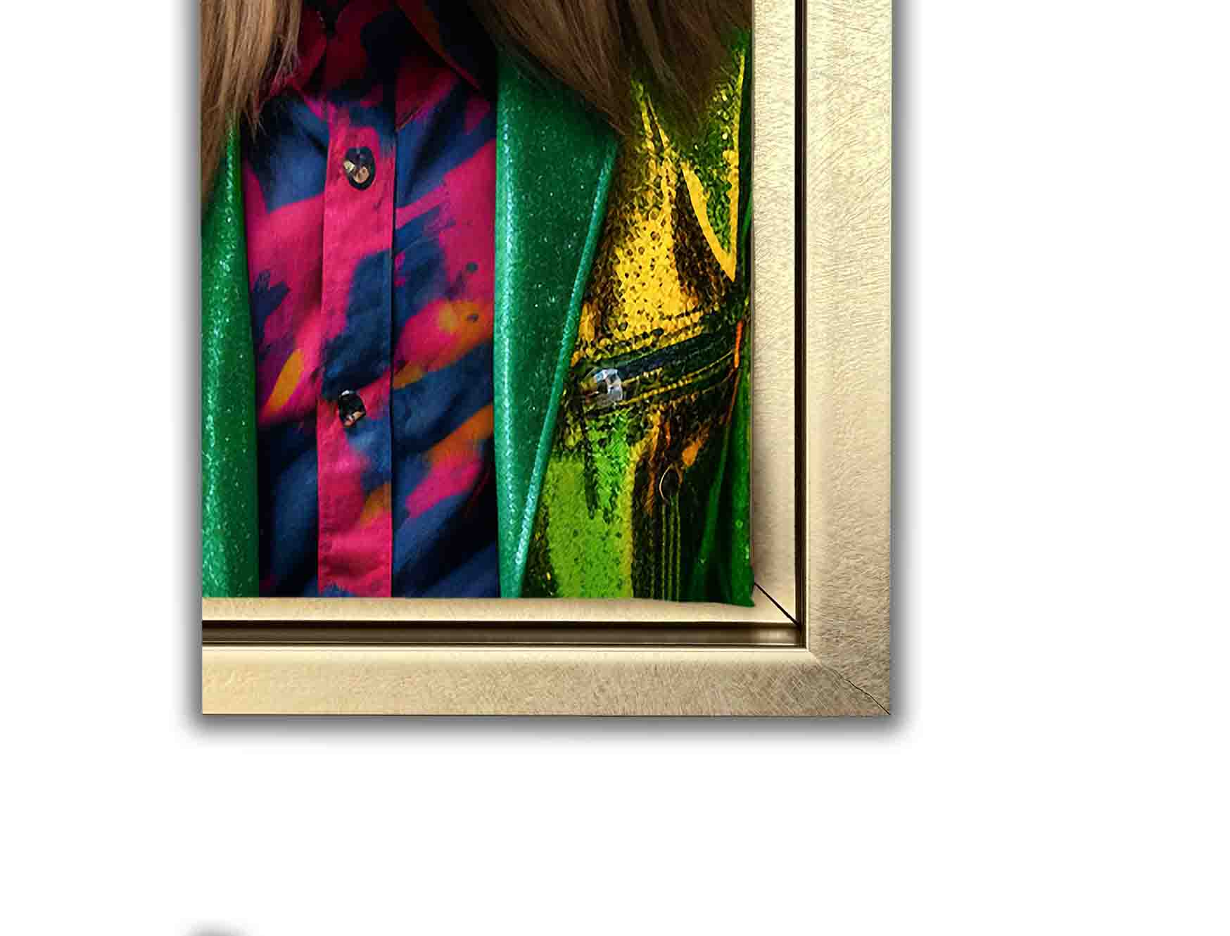 Wildlife Wall Art-The three cool lions-Canvas Print-Gold Varnish