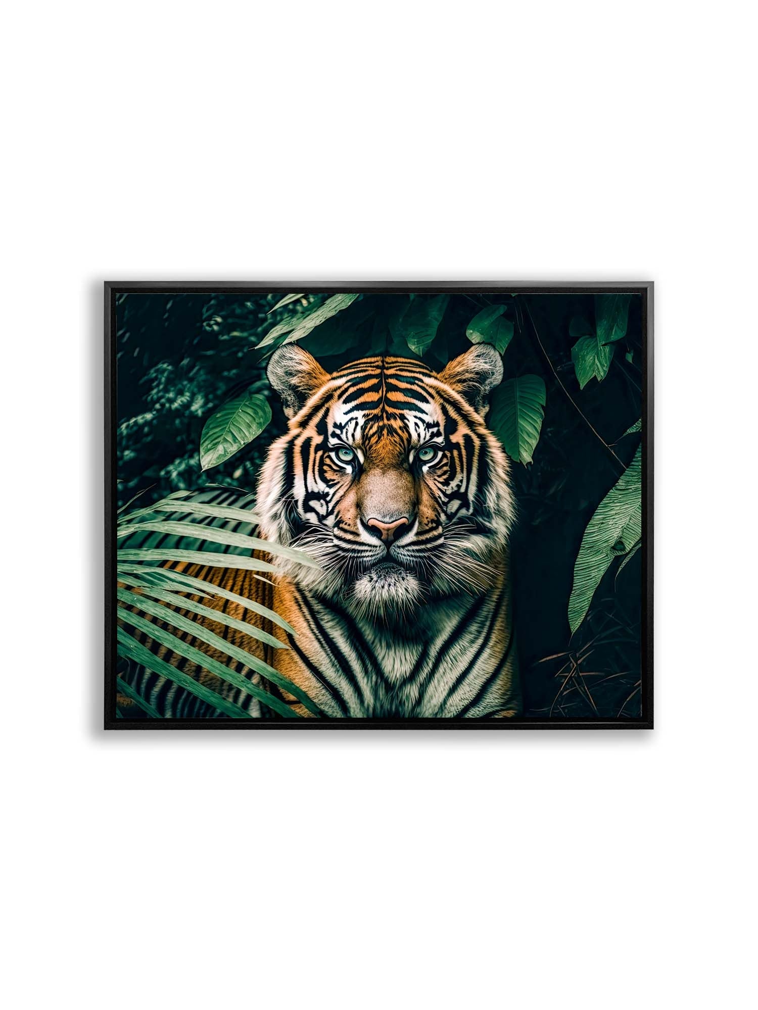 Canvas print-The Tiger- Gold varnish