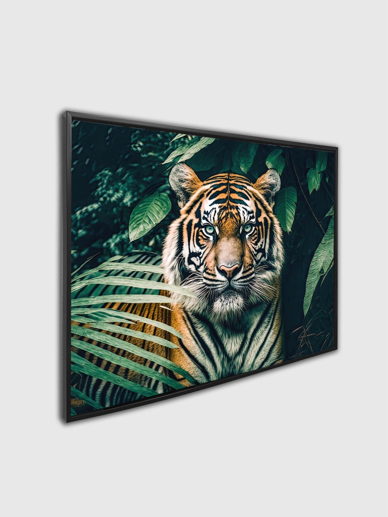 Canvas print-The Tiger- Gold varnish