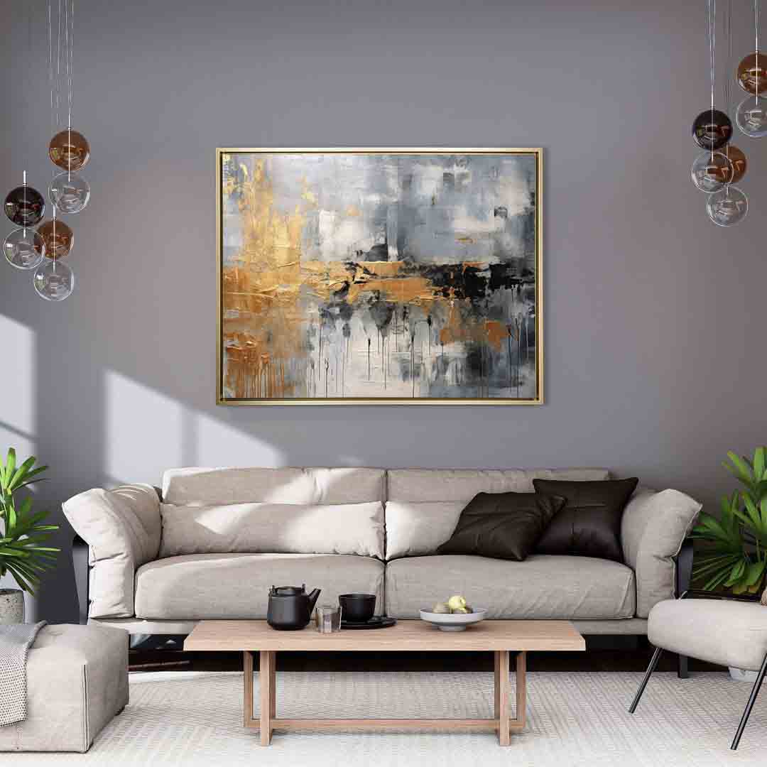 Wall Art -Autumn abstract canvas print