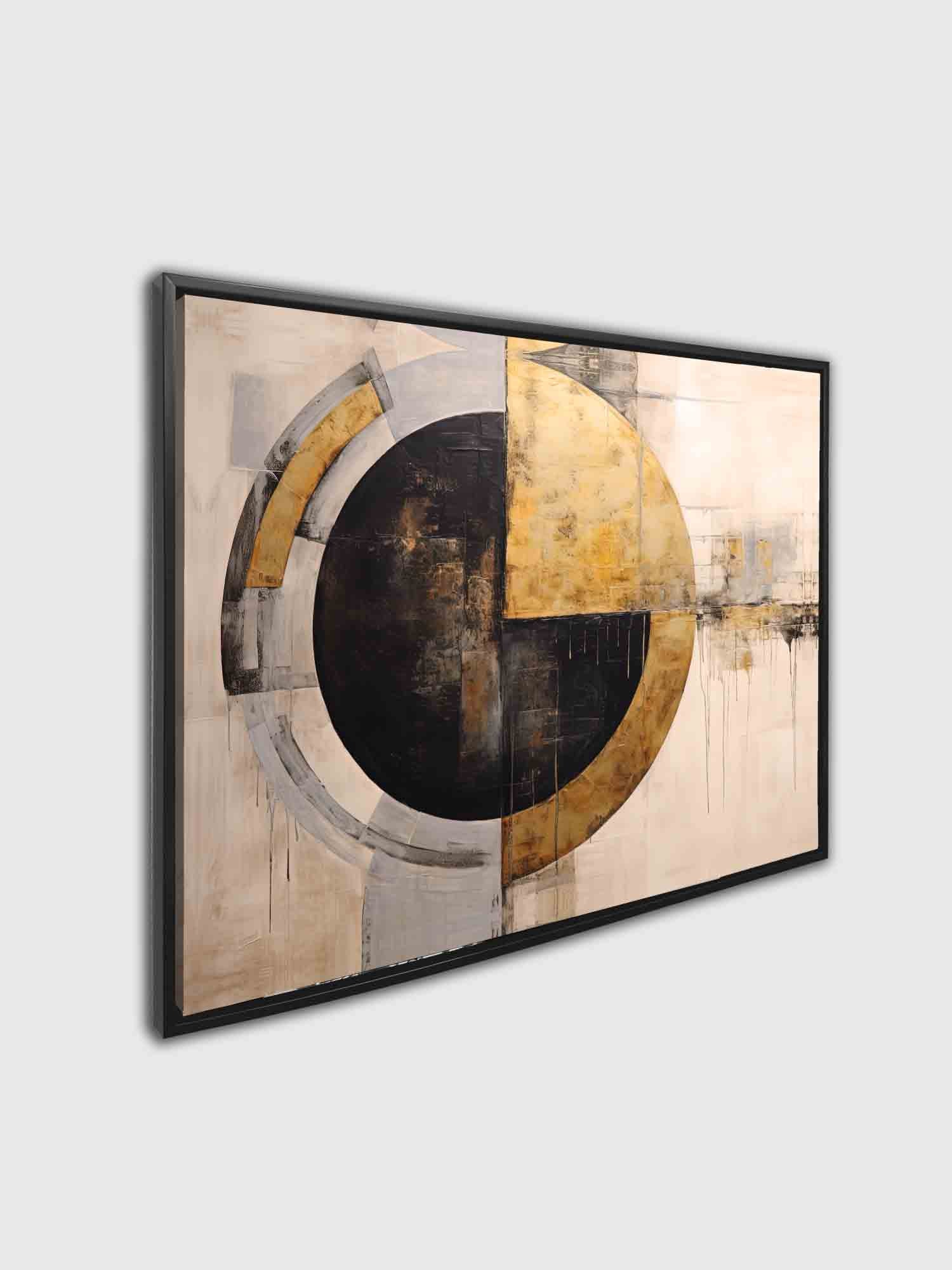 Wall Art Abstract Sun -Canvas print- Modern Art