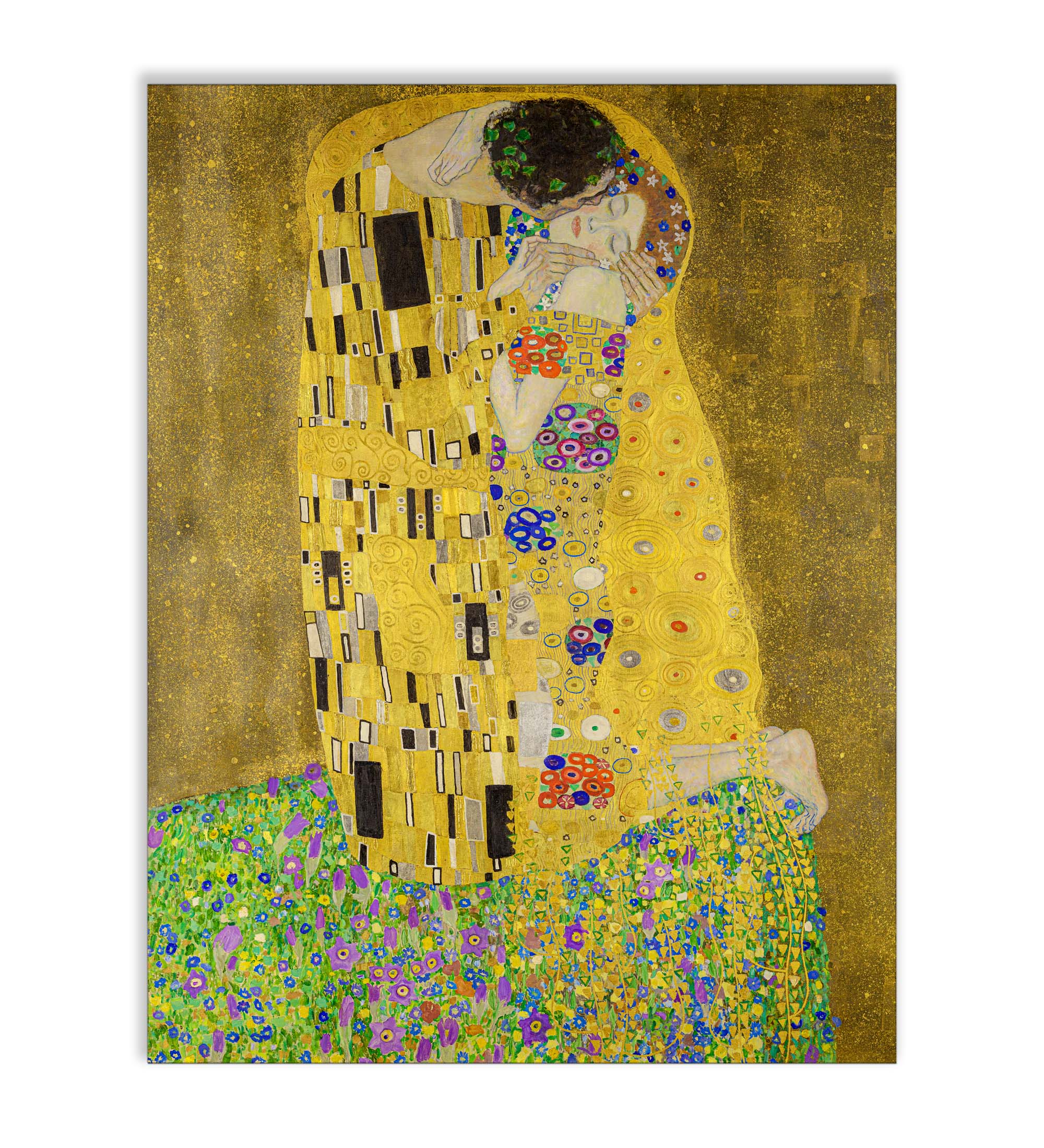Wall Art The Kiss" Fine Art-Gold varnish
