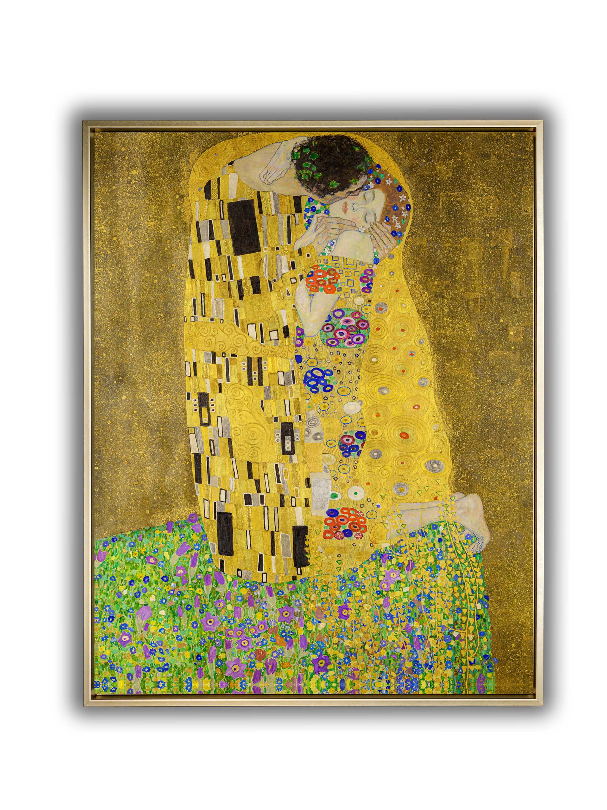 Wall Art The Kiss" Fine Art-Gold varnish
