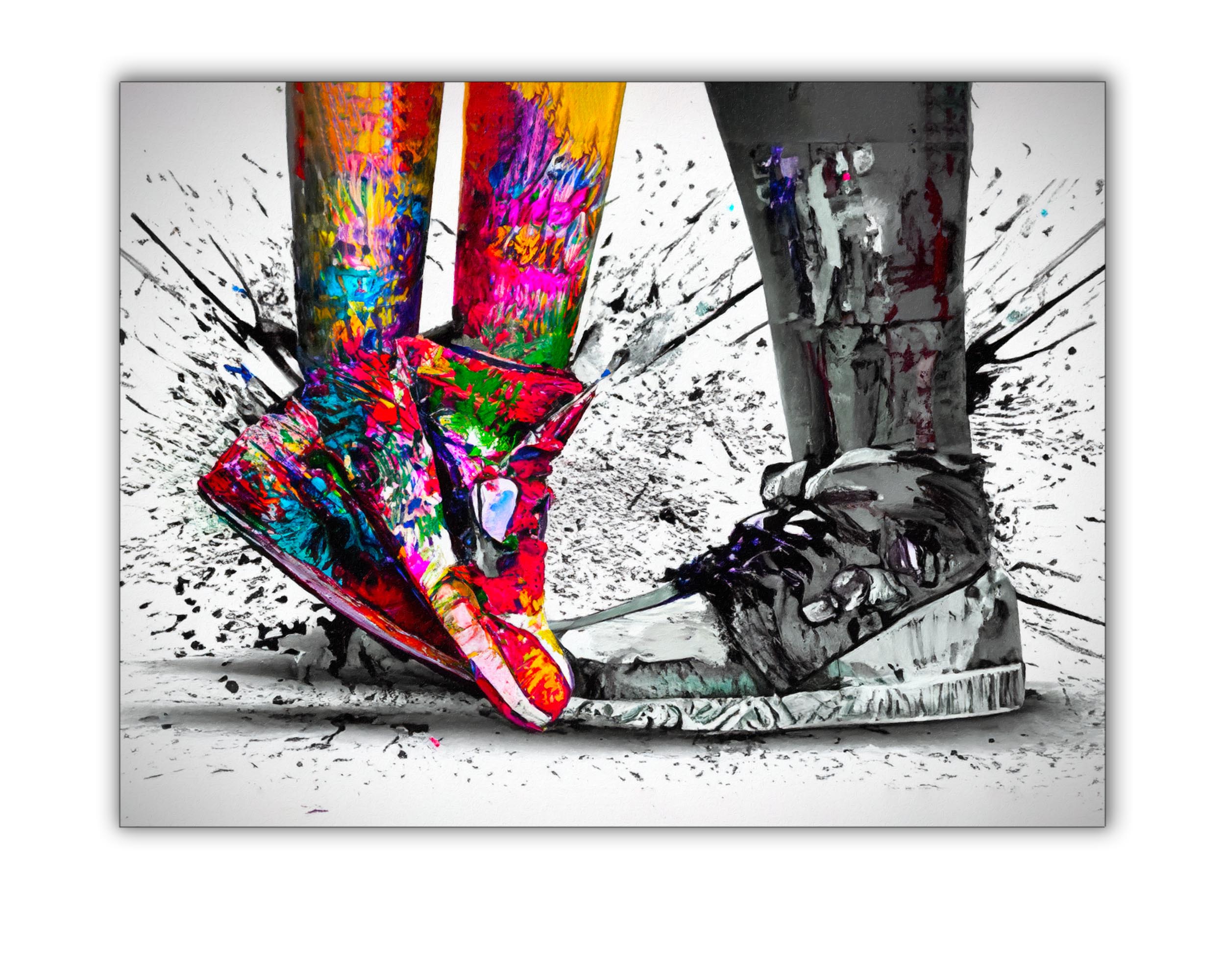 Canvas Wall Art- The encounter- Wall Decor