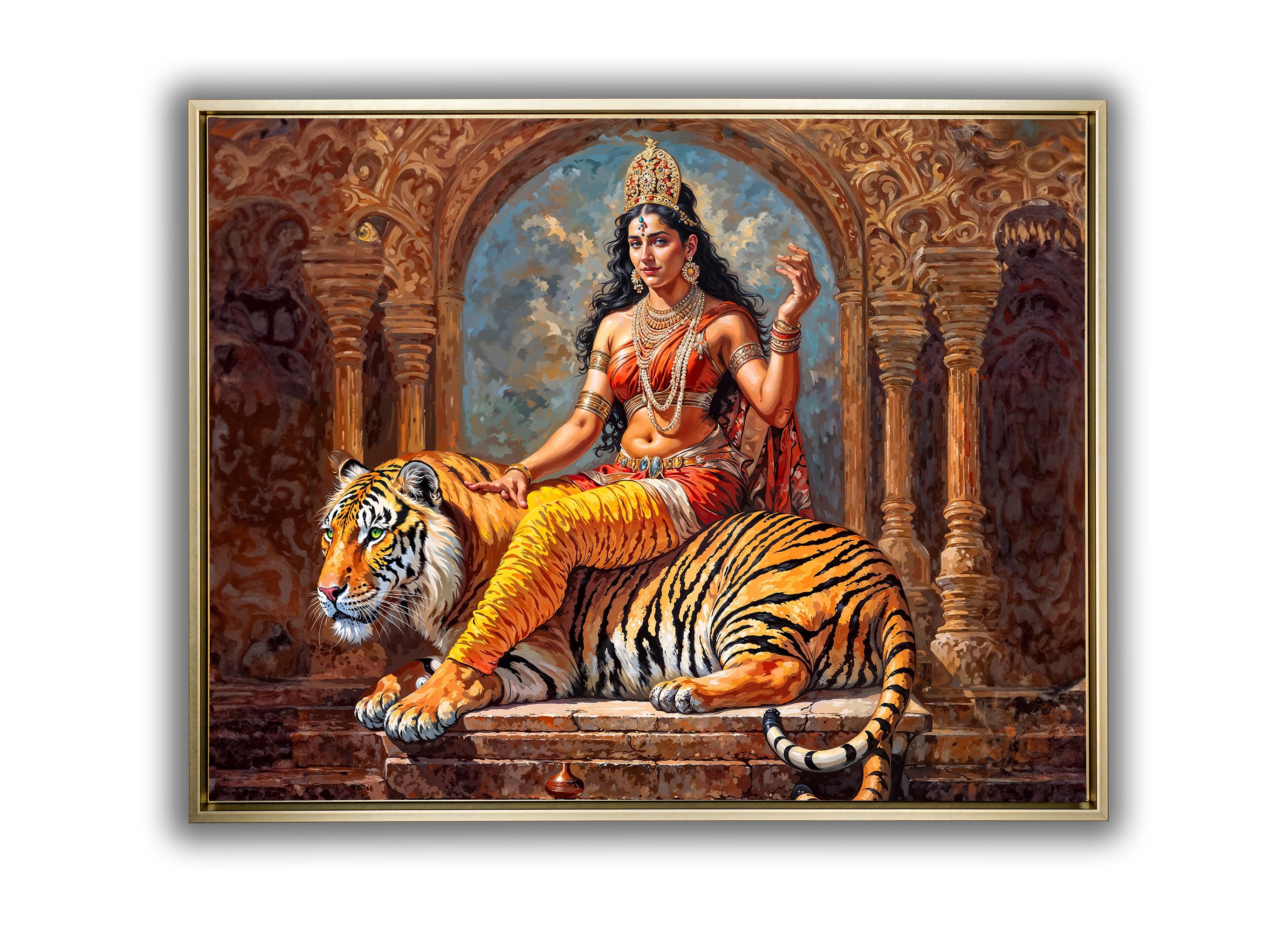 Wall Art -Parvati Canvas Print -Indian Art
