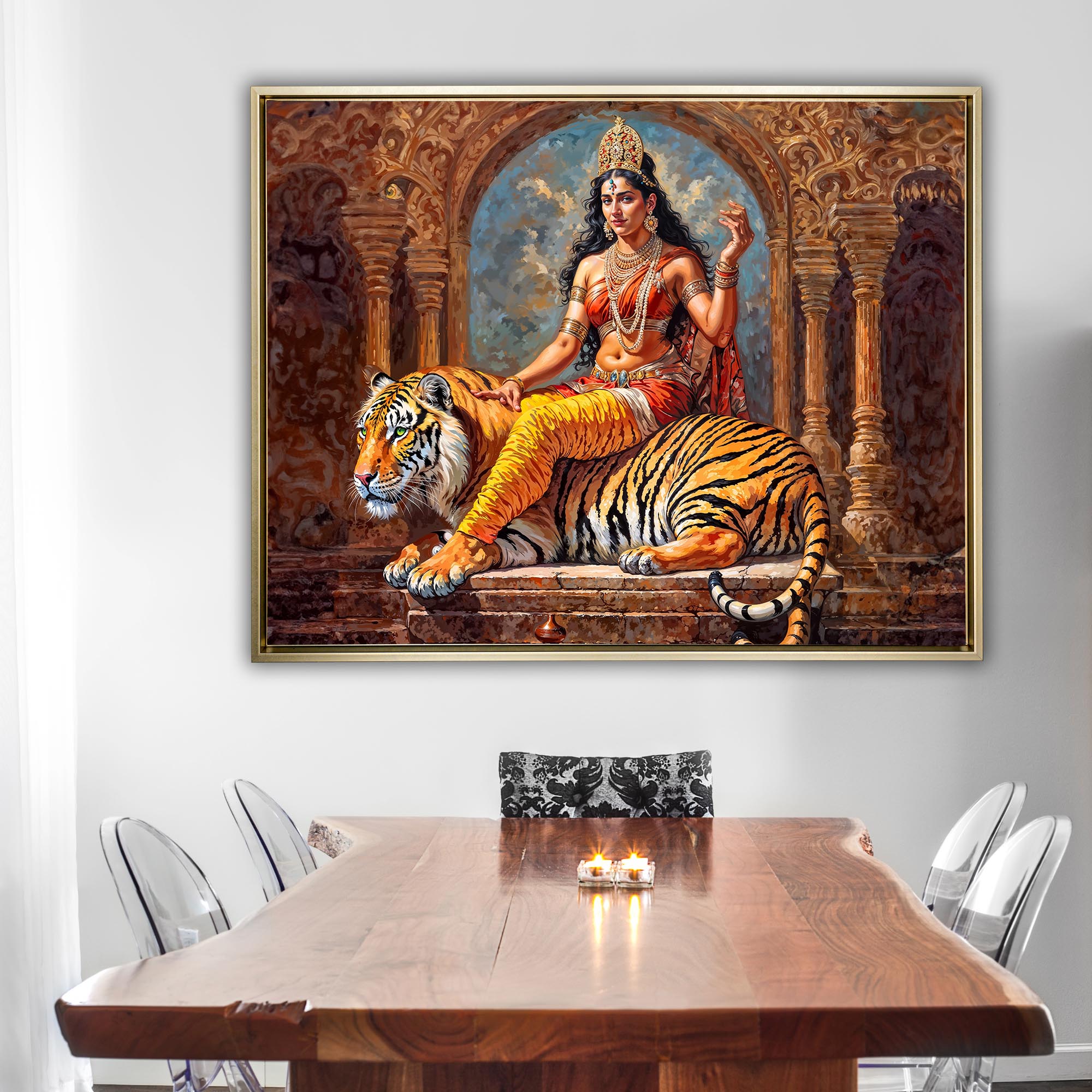Wall Art -Parvati Canvas Print -Indian Art