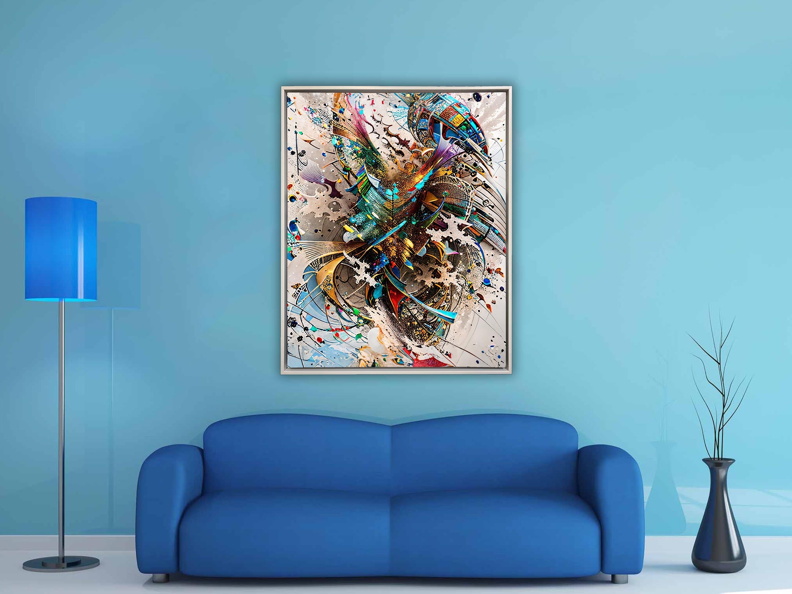 Wall Art-Abstract 1-Canvas Printed-Artwork