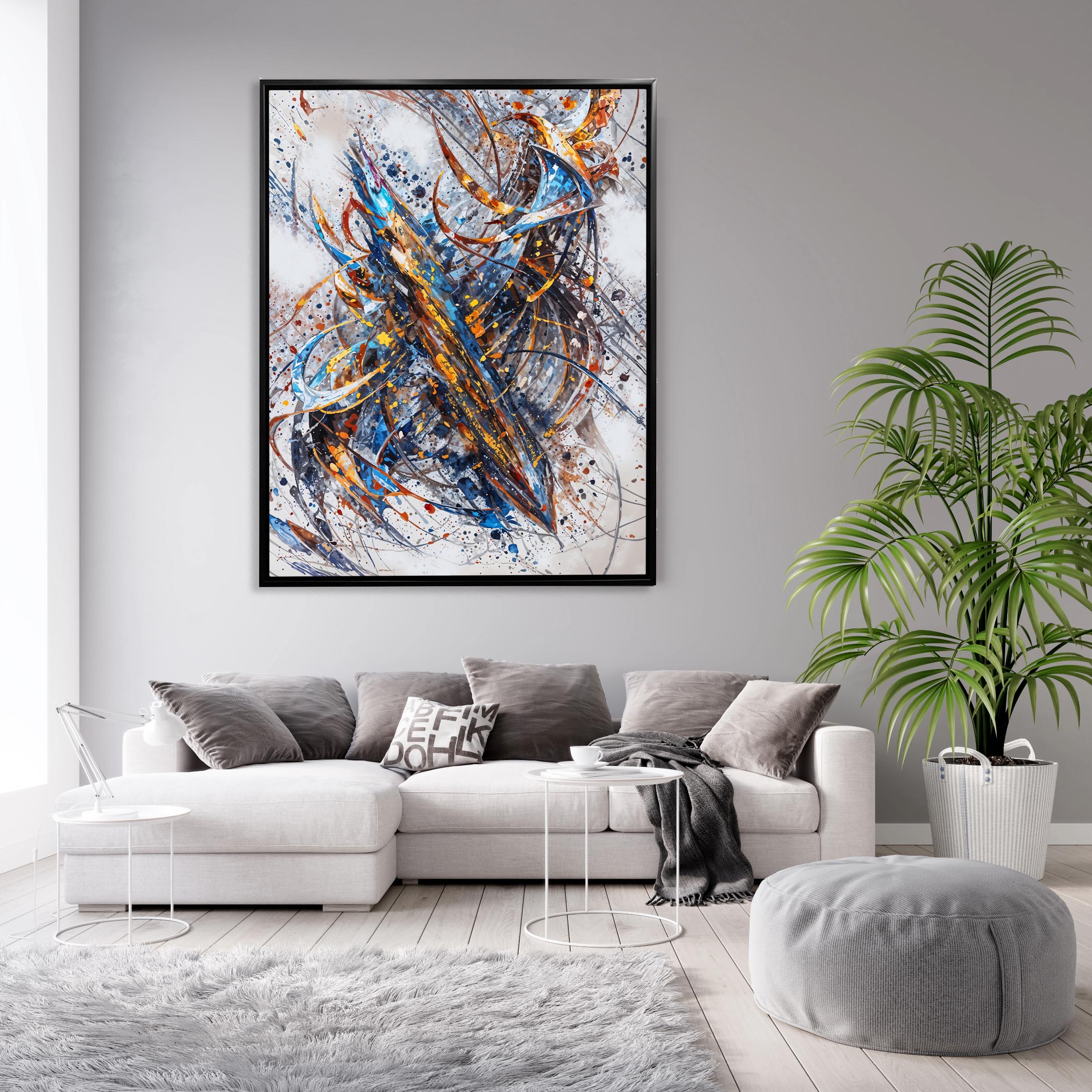 Wall Art-Abstract 2-Canvas Printed-Artwork