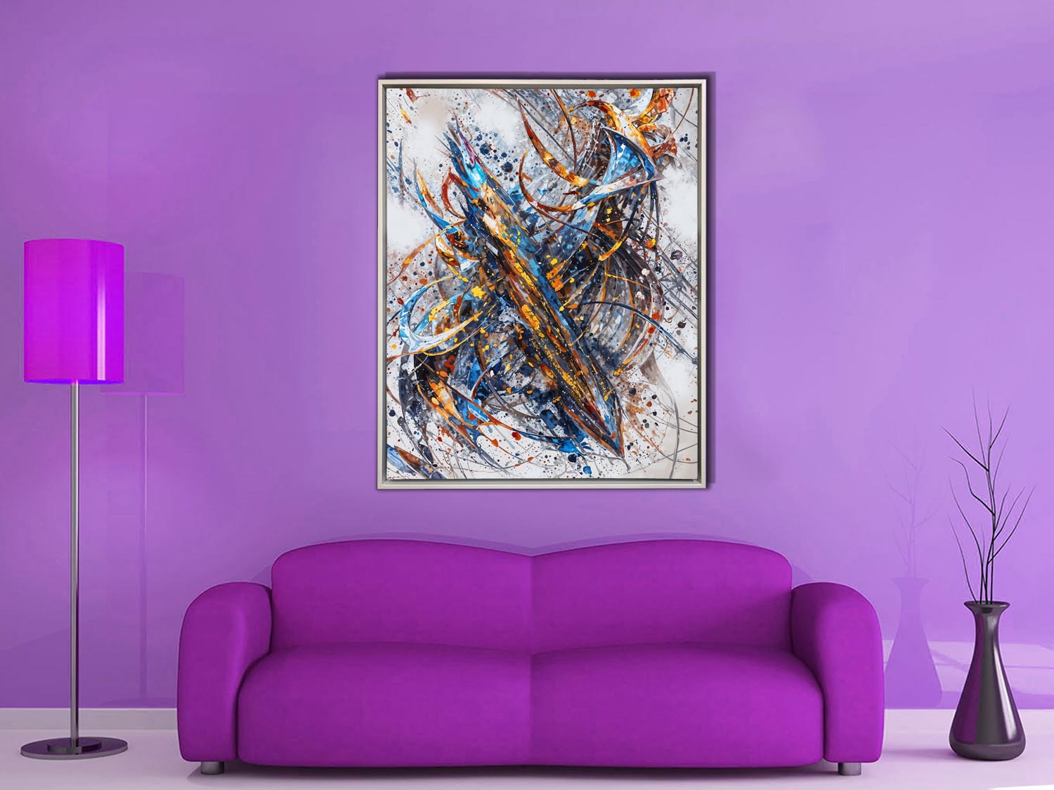 Wall Art-Abstract 2-Canvas Printed-Artwork