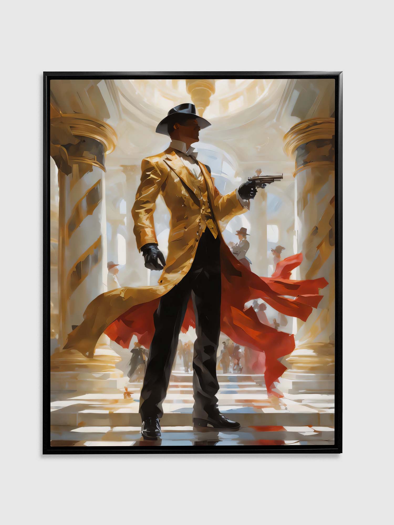 Wall Art-Back to the future Gunslinger -Canvas Printed-Artwork Decor