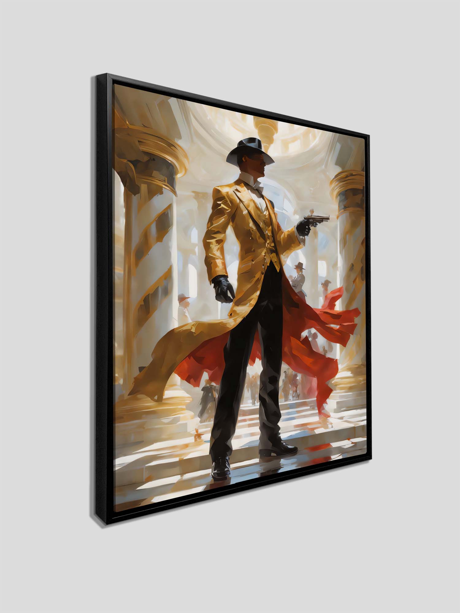 Wall Art-Back to the future Gunslinger -Canvas Printed-Artwork Decor