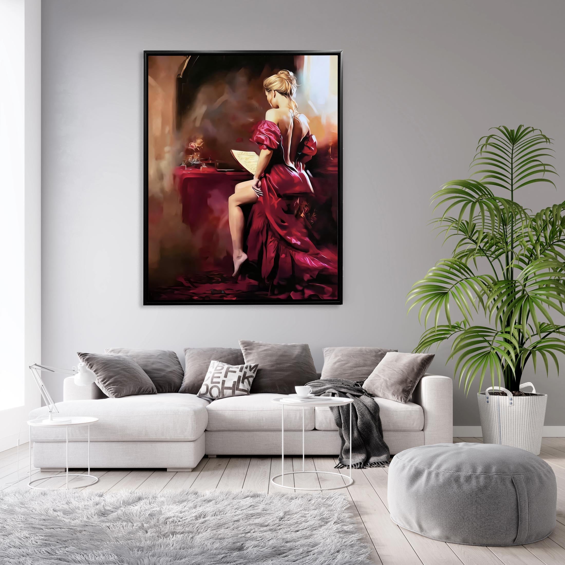 Wall Art-Preparing for the Performance. Fine art-Atwork