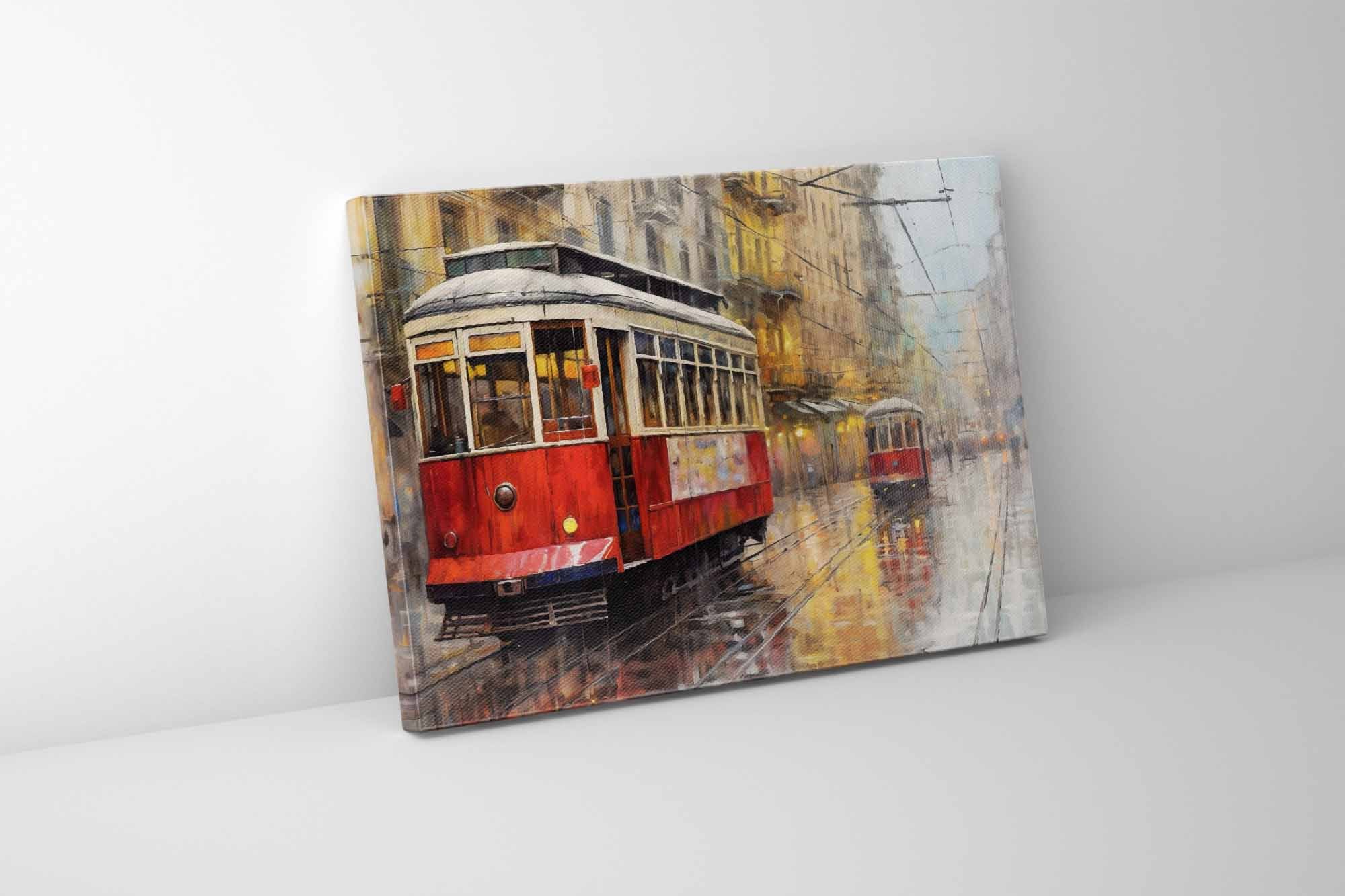 Vintage Street Car/Tram 48" x 36"