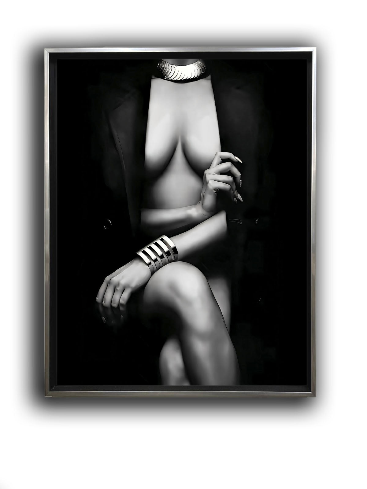 Wal Art "Jacket Required" 36X48 Fine Art Canvas Print