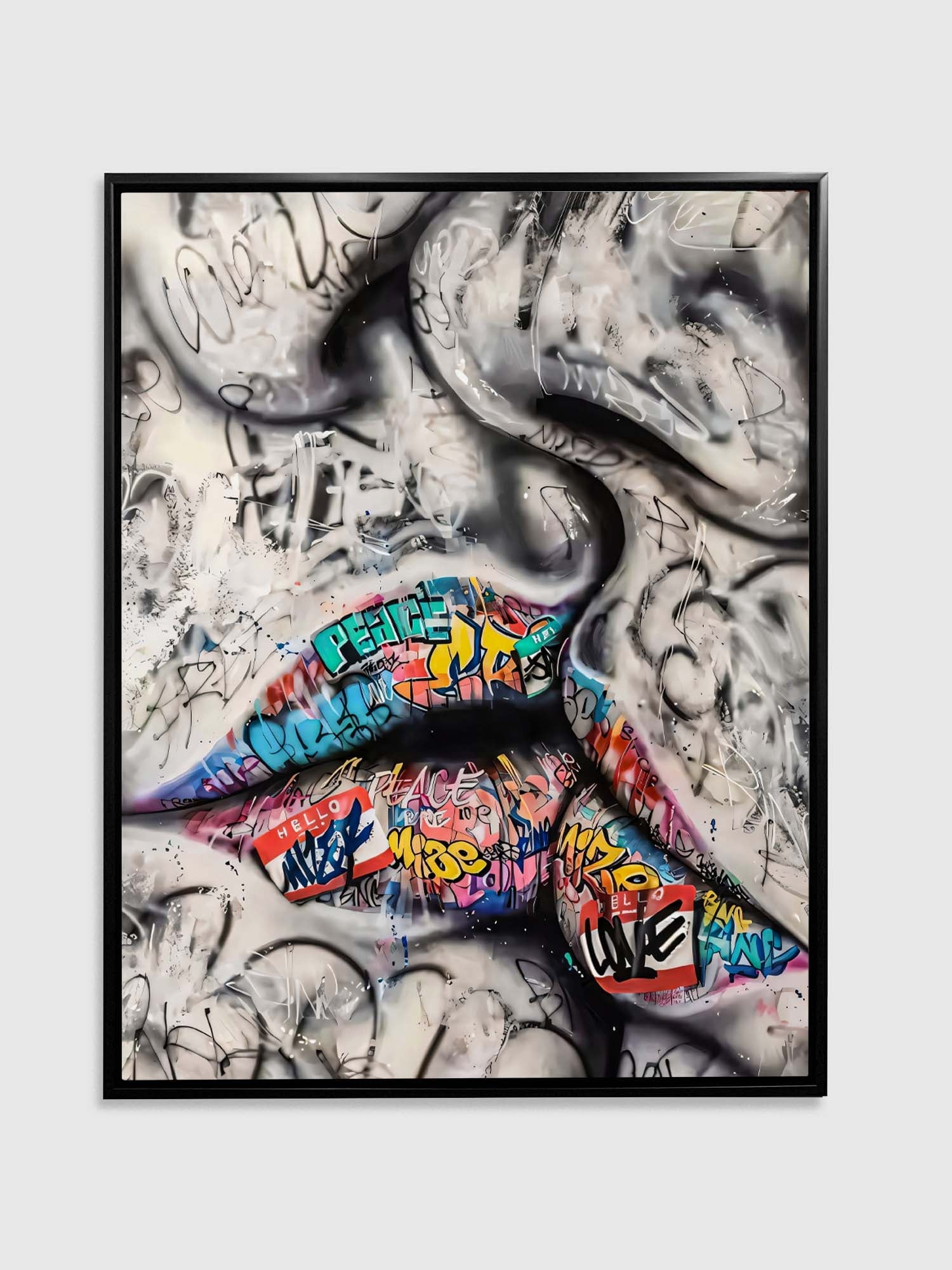 Wall Art The Kiss 2024" 36" x 48"