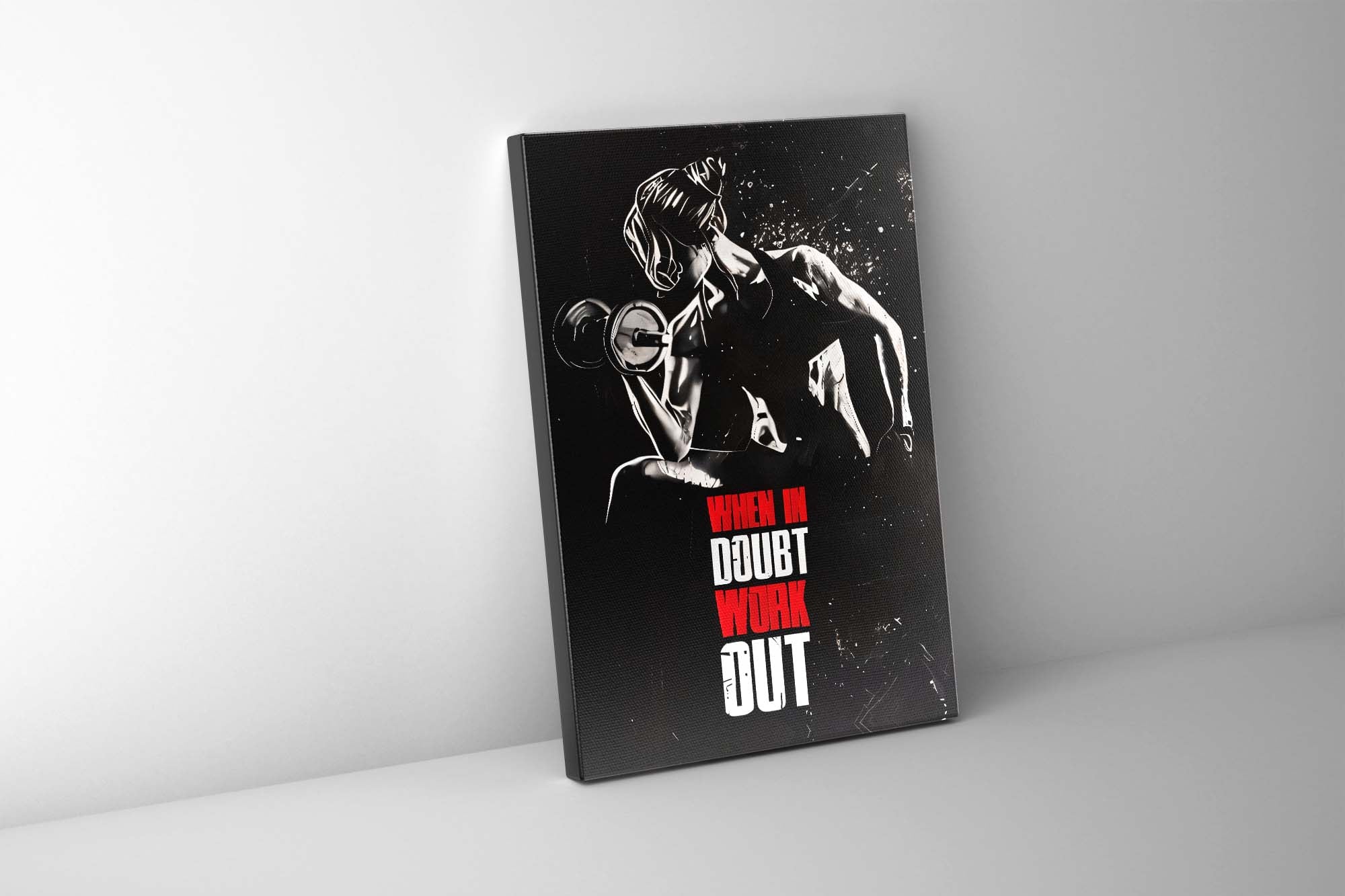 Wall Art Bodybuilding Inspiration II Fine art canvas