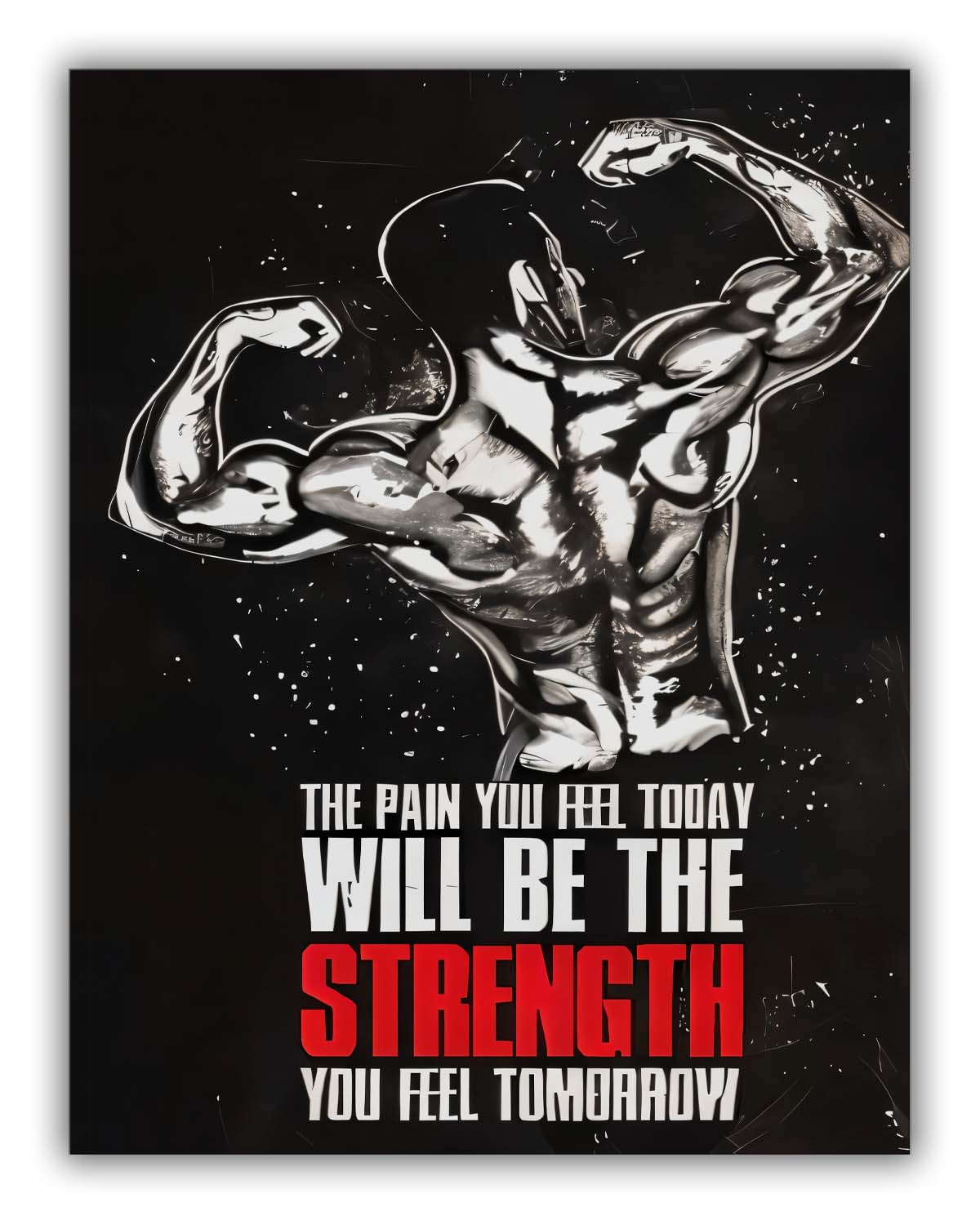 Wholesale wall art, sample unframed, fine art Canvas, Bodybuilding Inspiration