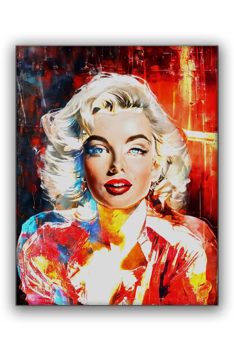Wall Art Captivating Marylinn Monroe" 36" x 48"