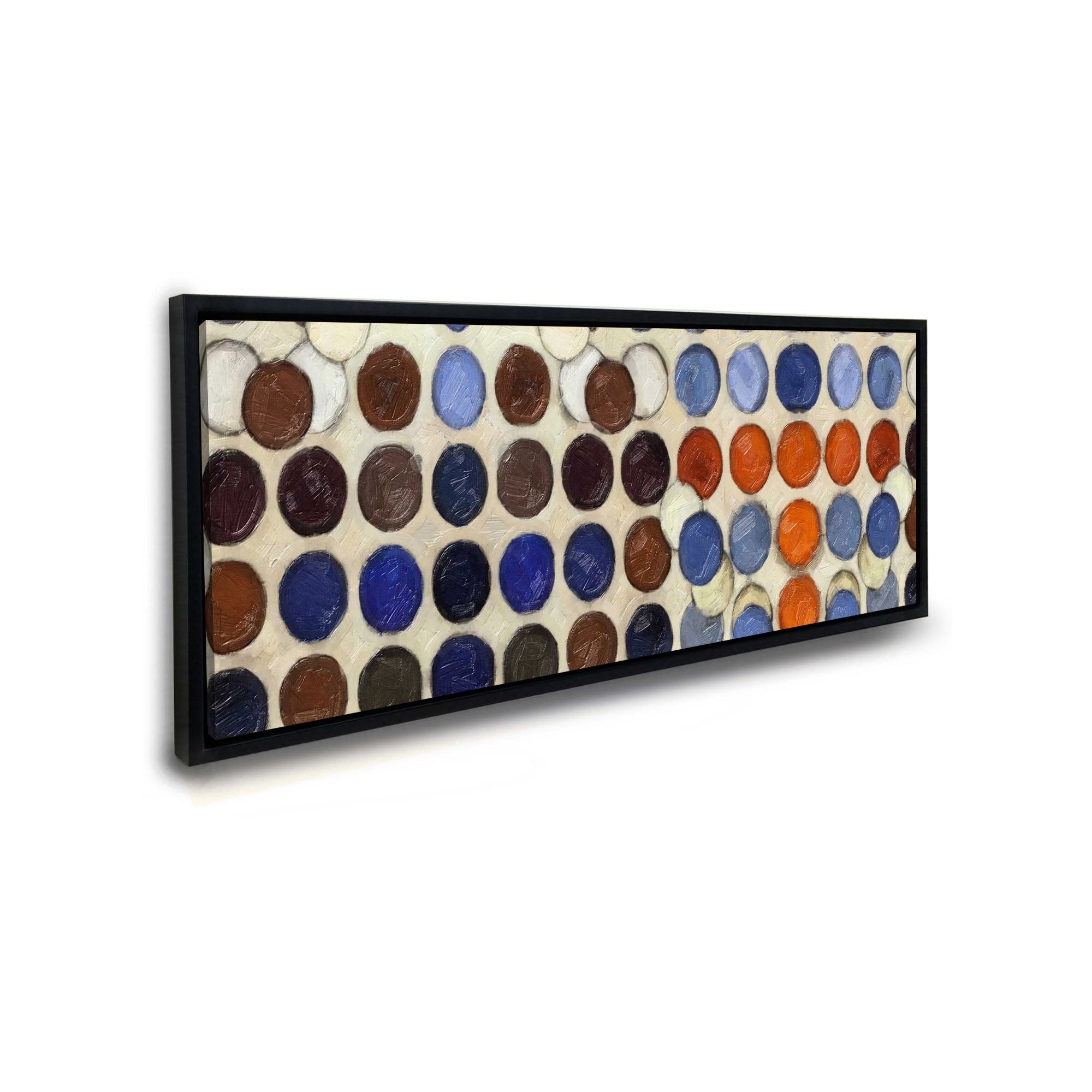 Palette of colors- Modern and abstract art- Large Canvas Wall Decor-RGB varnish