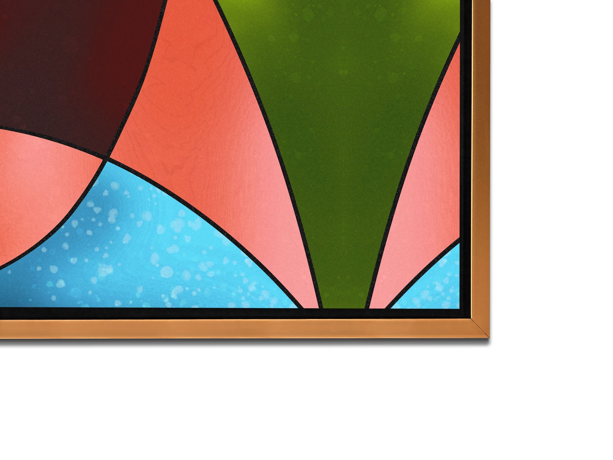 Wall Art Abstract female strokes - Fine Art Canvas-Large Wall Decor-RGB varnish