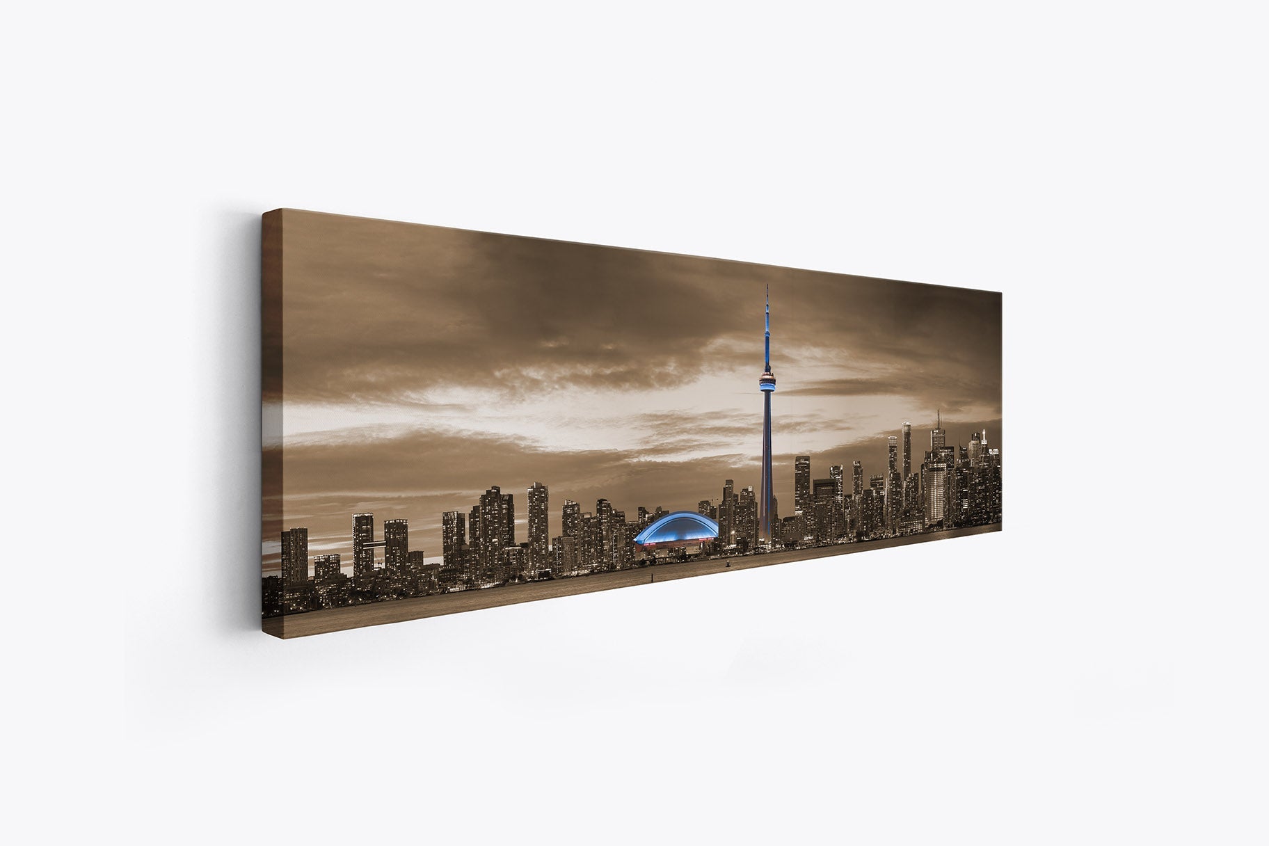Wall Art-Toronto In Sepia-Cities Skylines