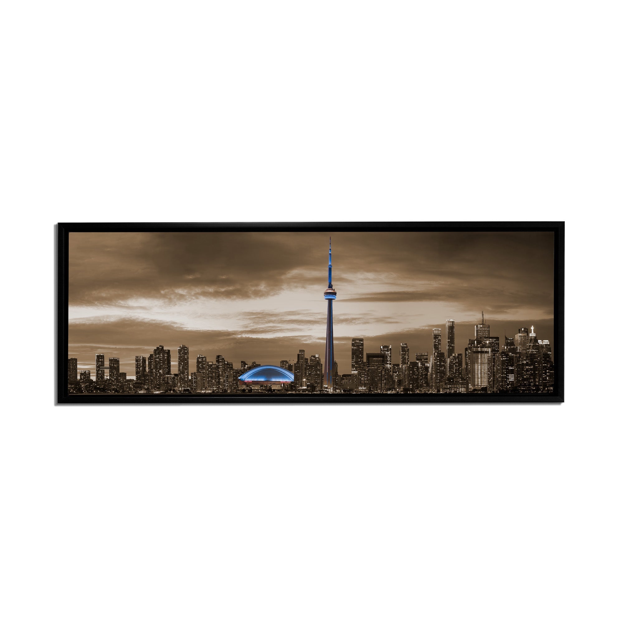 Wall Art-Toronto In Sepia-Cities Skylines