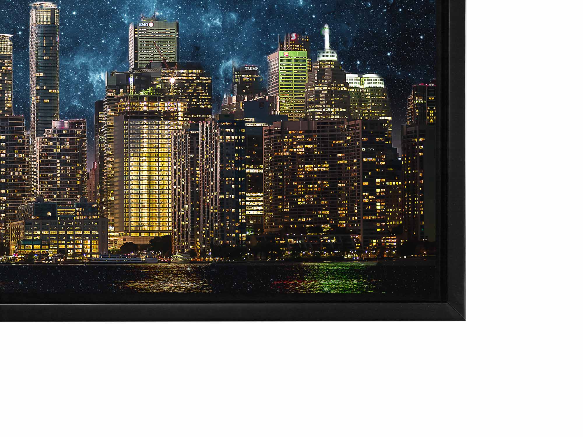 Toronto Skyline Moon-Cities Skyline- Wall art decor