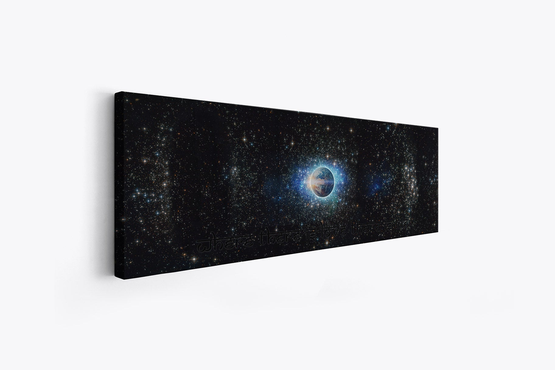 Wal Art-Where there is love there is Life-Canvas Print