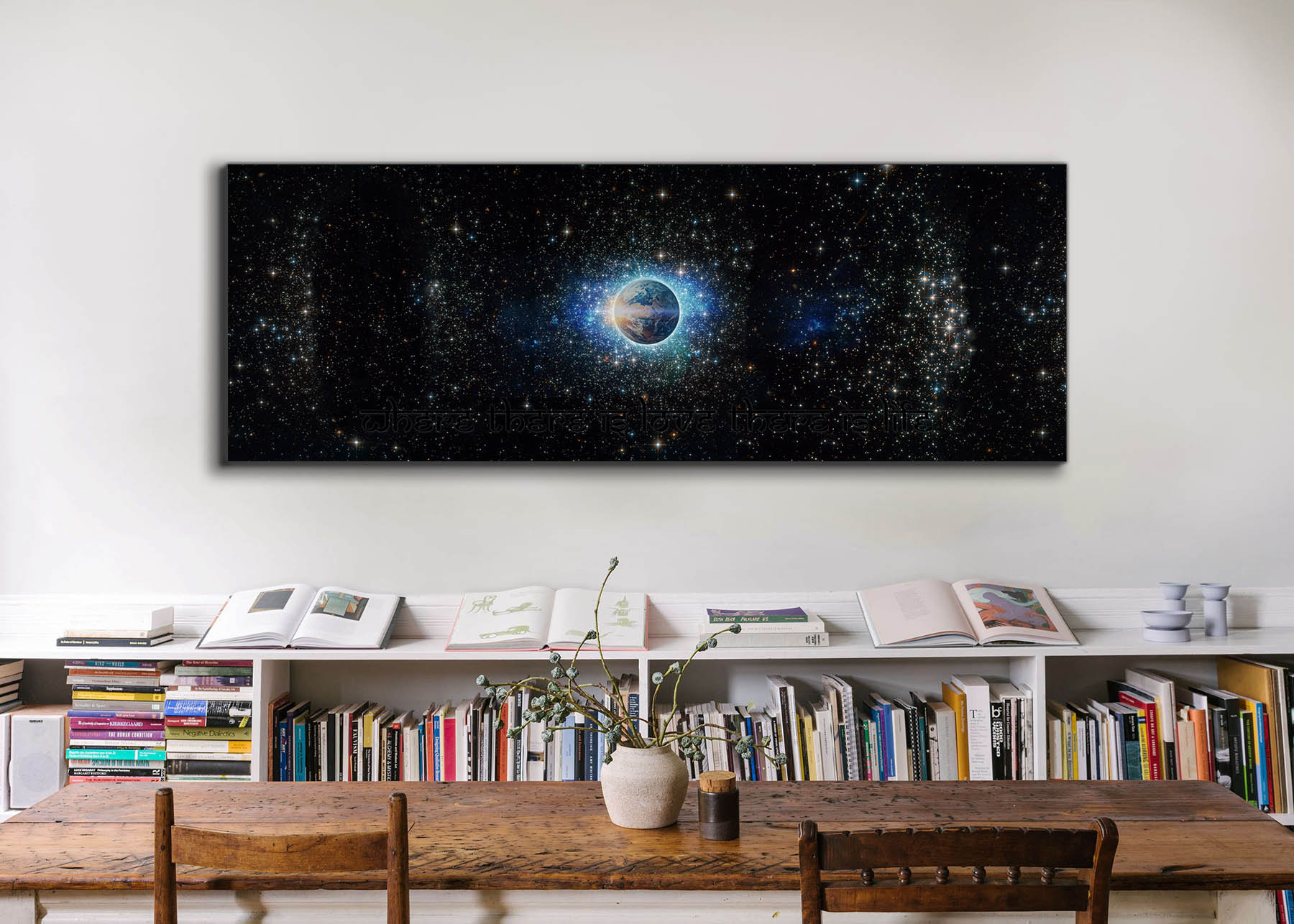 Wal Art-Where there is love there is Life-Canvas Print