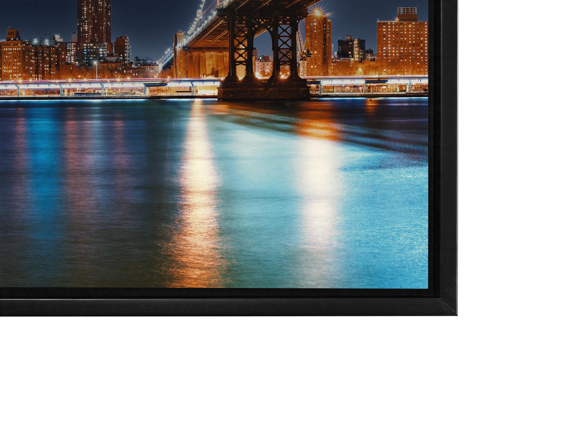 Large Canvas Wall art-NYC Moon Skyline-Canvas Printed